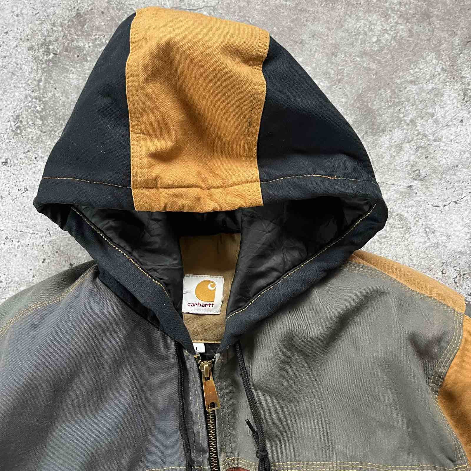 Carhartt Rare Carhartt Remake Rework Patchwork Jacket 90s Sz L Size US L / EU 52-54 / 3 - 6 Thumbnail