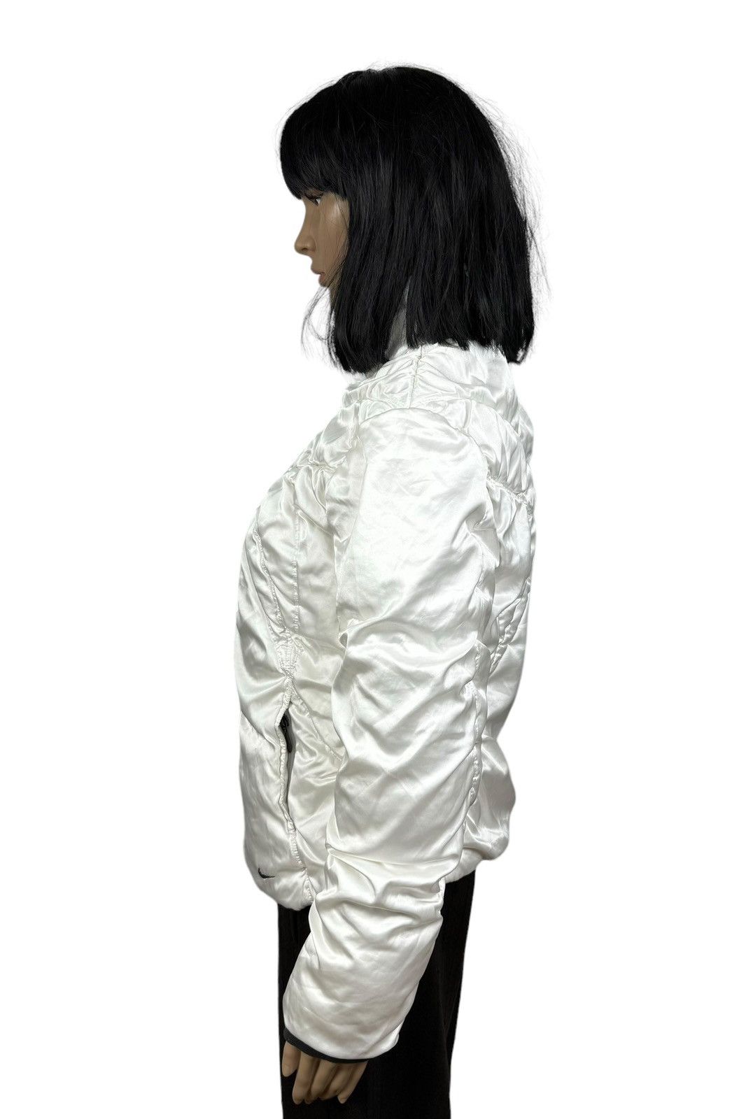Nike × Vintage Nike Vintage Y2K Satin Quilted Down Jacket size L Size L / US 10 / IT 46 - 8 Thumbnail