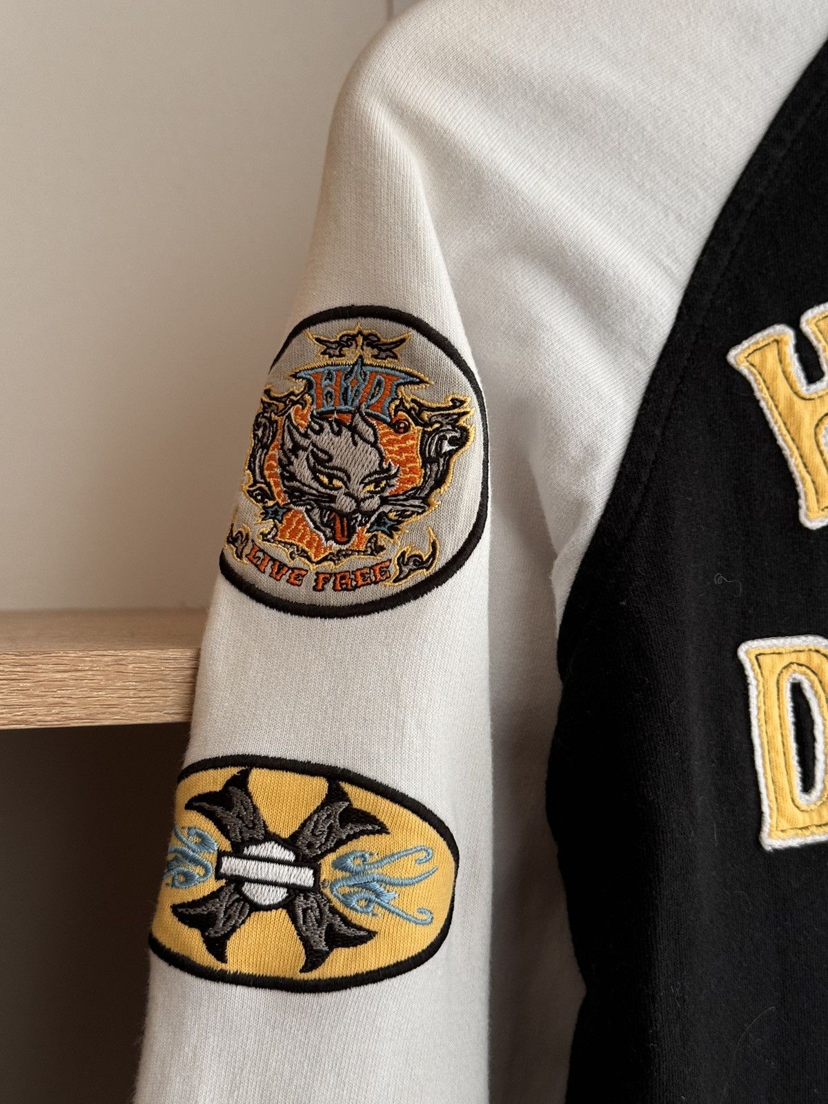 Harley Davidson × Vintage Vintage Harley-Davidson Moto Luxury Zip Hoodie Size S / US 4 / IT 40 - 8 Thumbnail