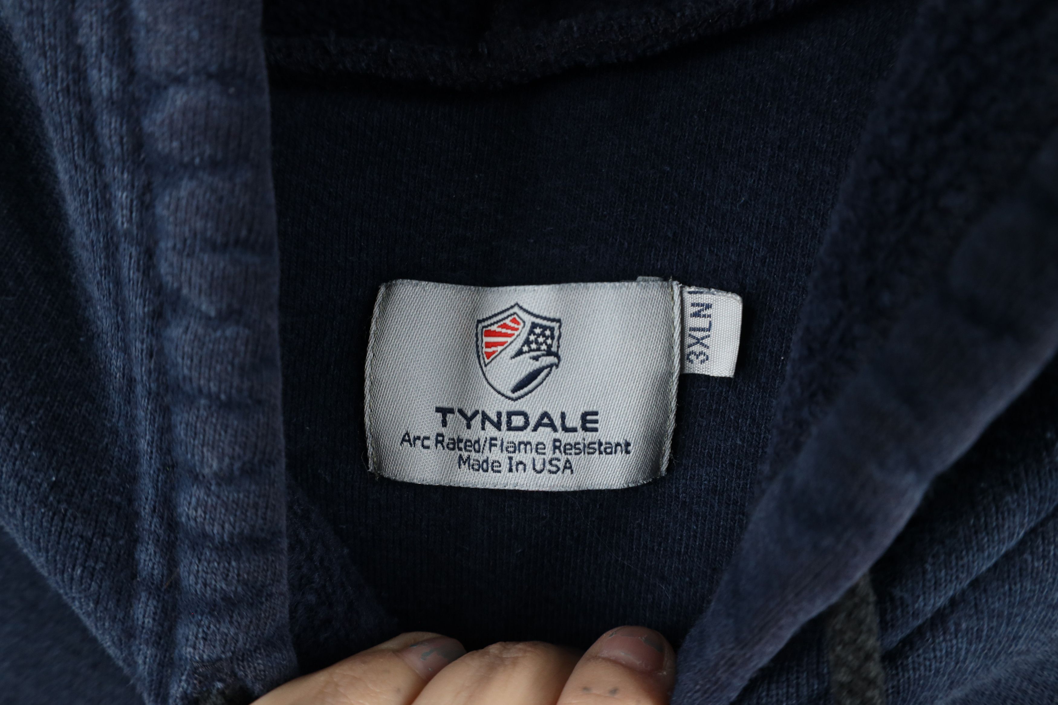 Vintage Vintage Tyndale FR Dominion Energy Heavyweight Hoodie USA Size US XXL / EU 58 / 5 - 10 Thumbnail