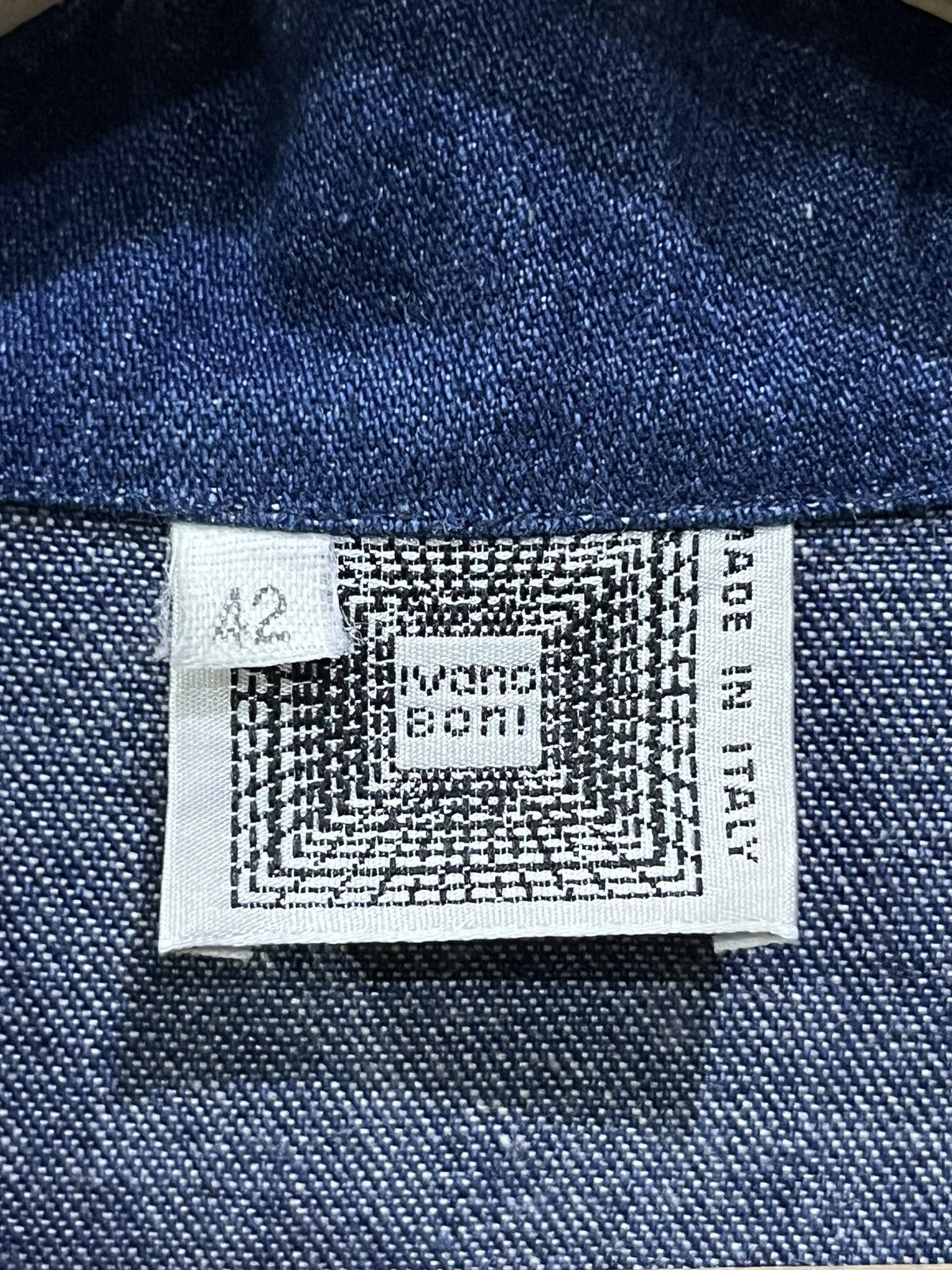 Italia Independent 🔥Ivano Boni Safety Pin Denim Jacket Avant Italy Size S / US 4 / IT 40 - 14 Thumbnail