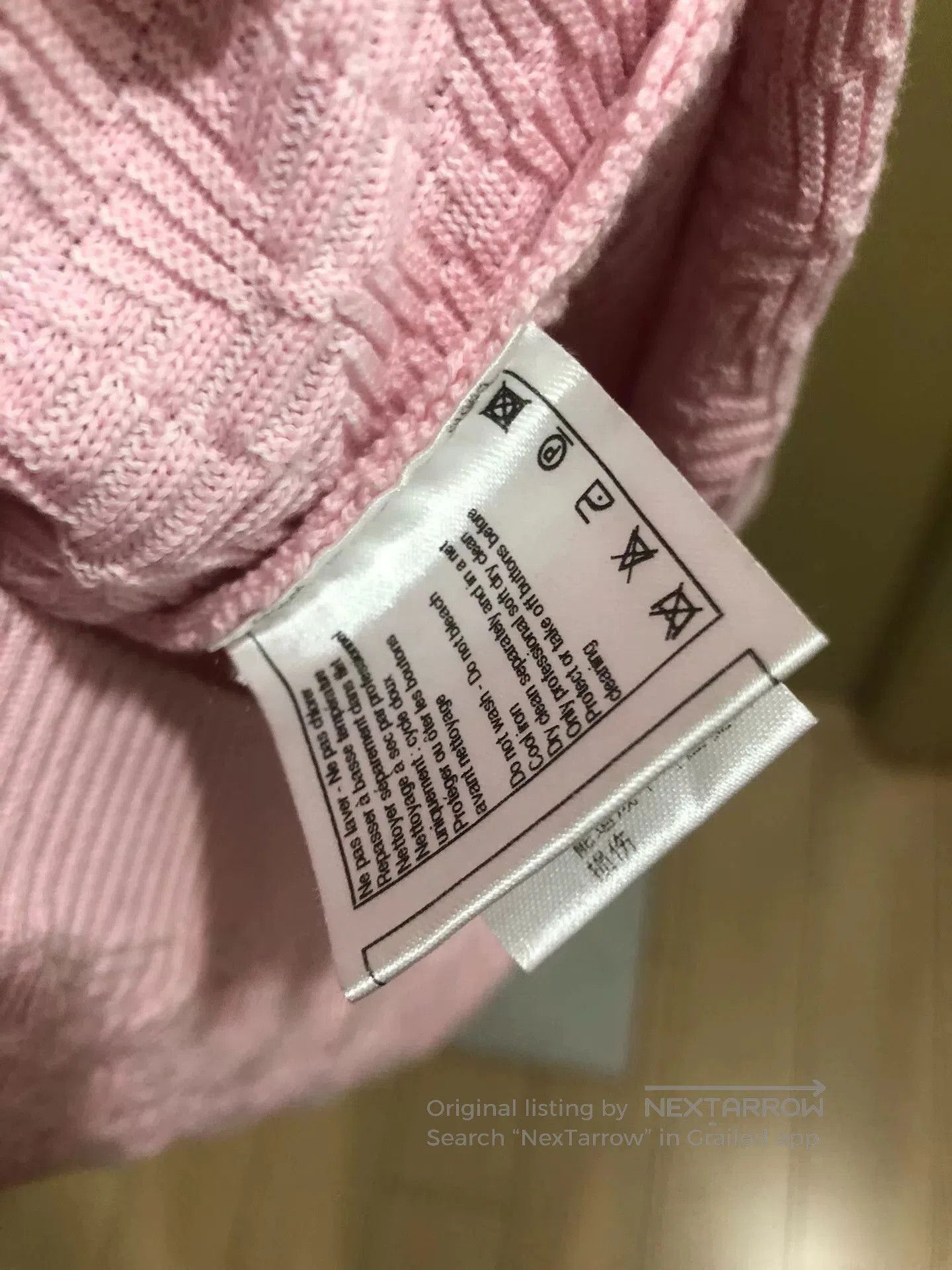 Chanel Chanel Pink Knit Dress with Logo. Size M / US 6-8 / IT 42-44 - 5 Thumbnail
