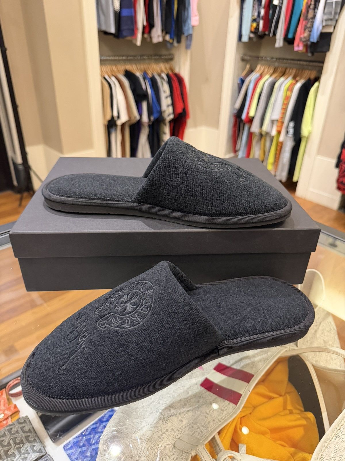 Chrome Hearts Chrome Hearts NYC Exclusive Hotel Slippers Size US 9 / EU 42 - 3 Thumbnail
