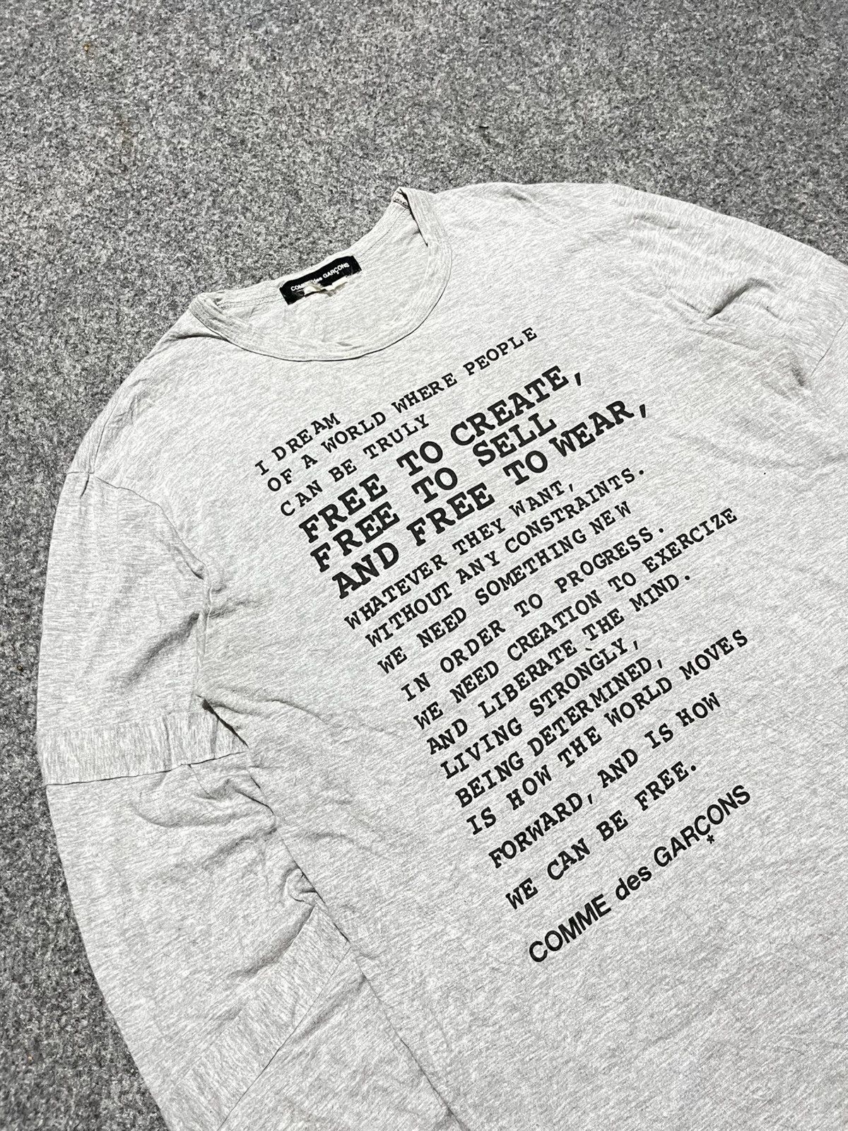 Comme des Garcons Comme des Garcons Longslevee Shirt Size US M / EU 48-50 / 2 - 4 Thumbnail