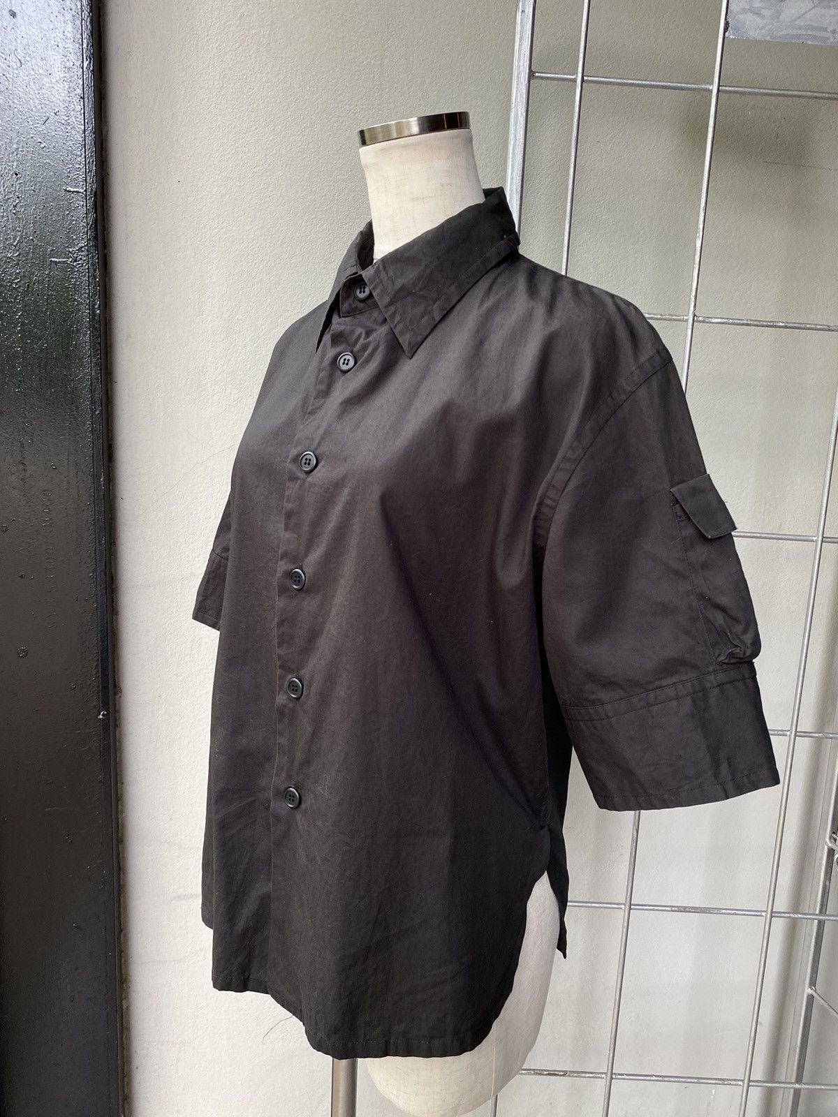 Japanese Brand FICCE-MEDIUM- FICCE UOMO Shadow Relax Shirt Size XS / US 0-2 / IT 36-38 - 14 Thumbnail