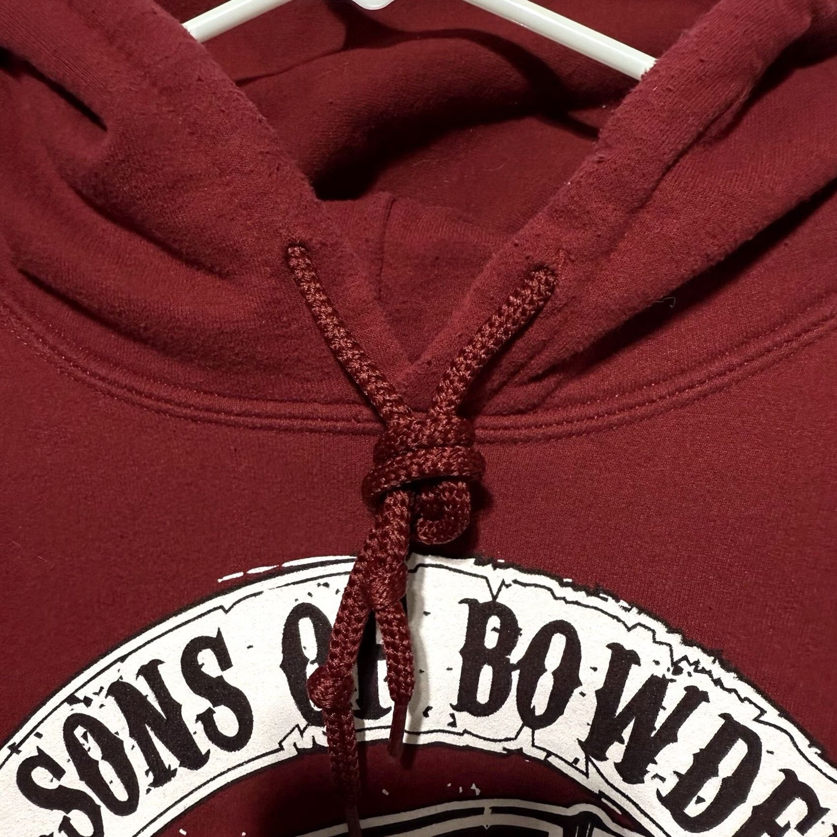 Gildan Gildan Men’s Sweatshirt Pullover Hooded 2XL Red Maroon Sports Logo Tallahassee Bowden - Vintage No Size US XXL / EU 58 / 5 - 4 Thumbnail