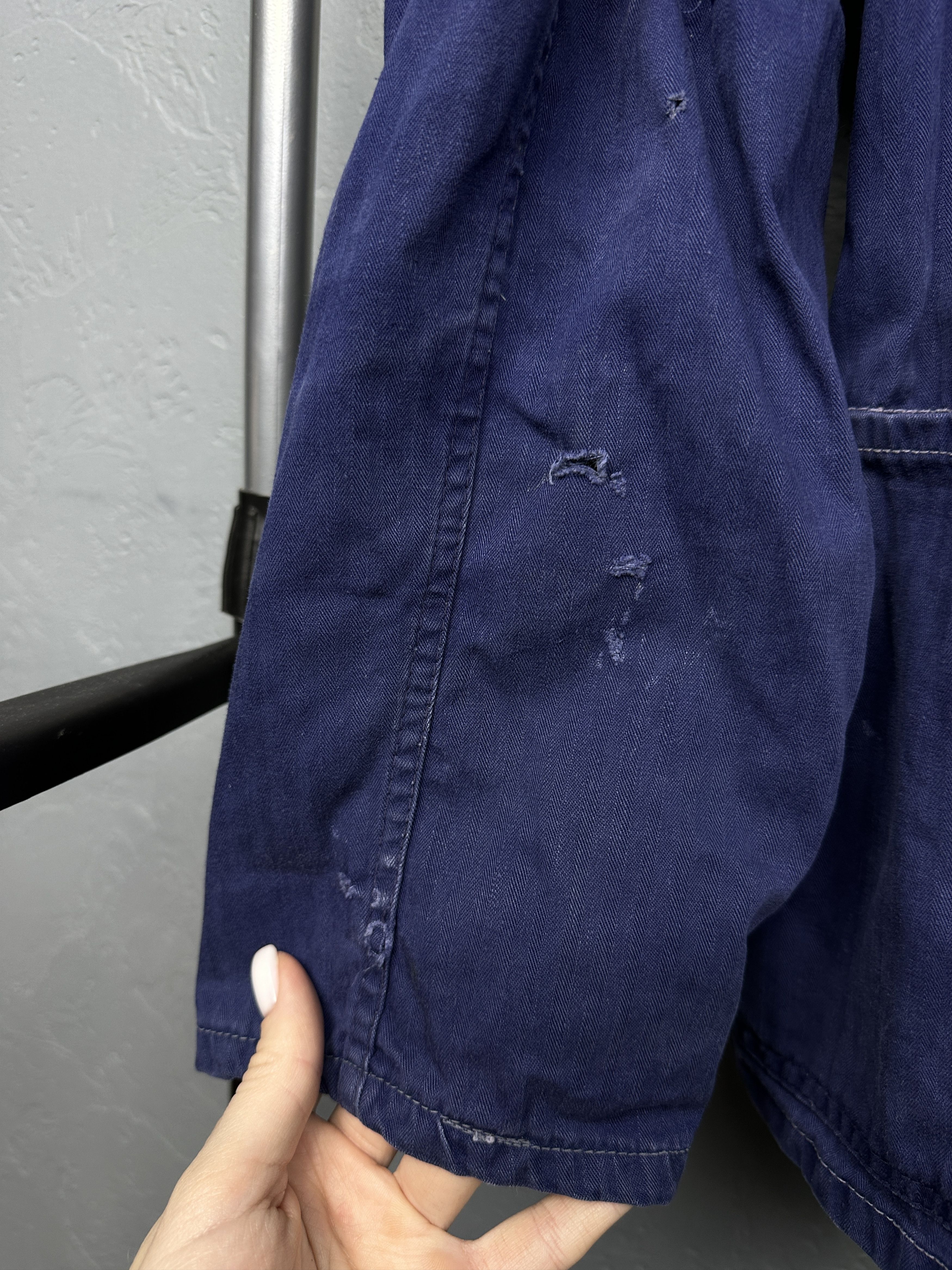 Le Laboureur 90s Vintage Mens French Workwear Chore Utility Jacket Size US XL / EU 56 / 4 - 6 Thumbnail