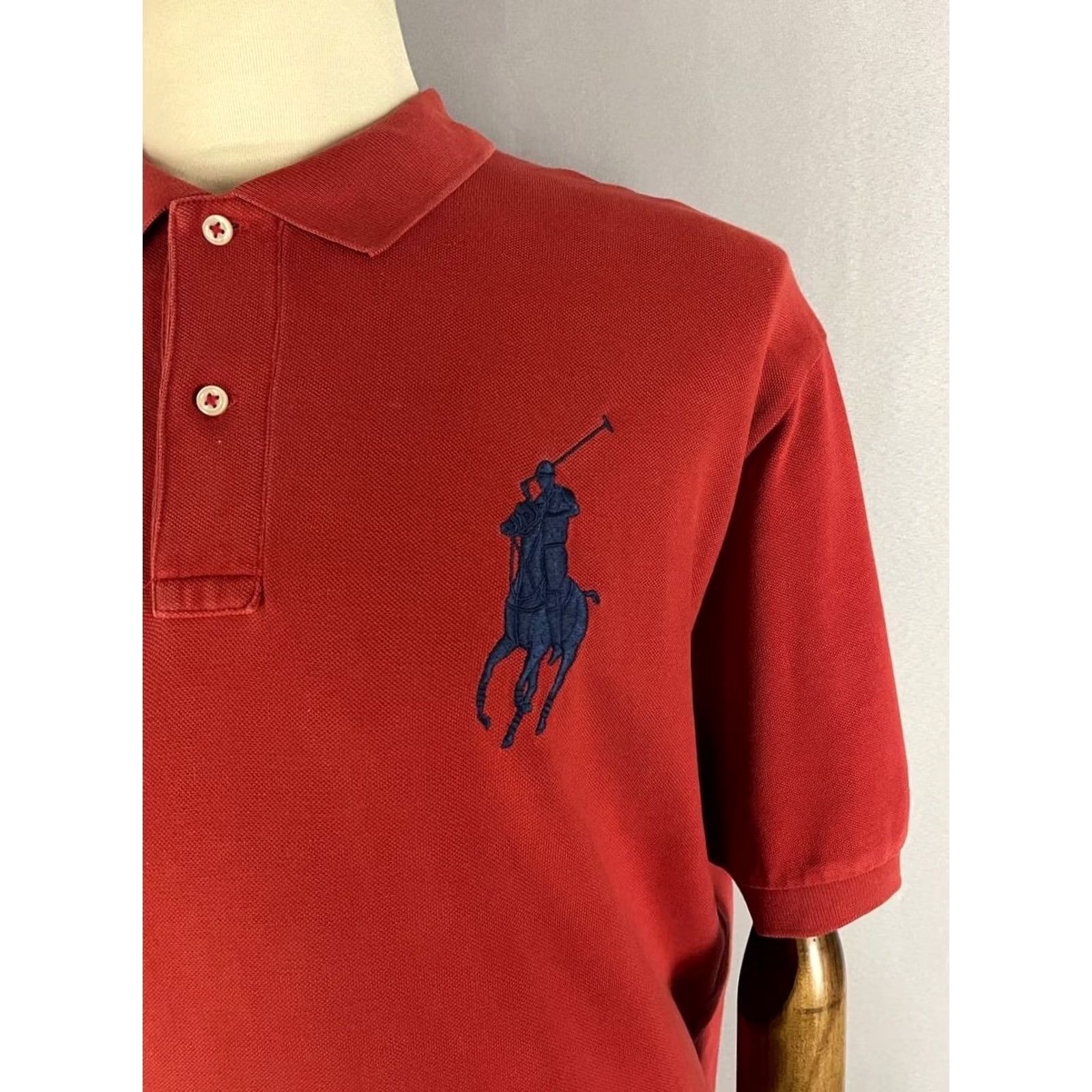 Polo Ralph Lauren Polo By Ralph Lauren Polo Shirt Mens 2XL Red Cotton USA Short Sleeve Size US XXL / EU 58 / 5 - 6 Thumbnail