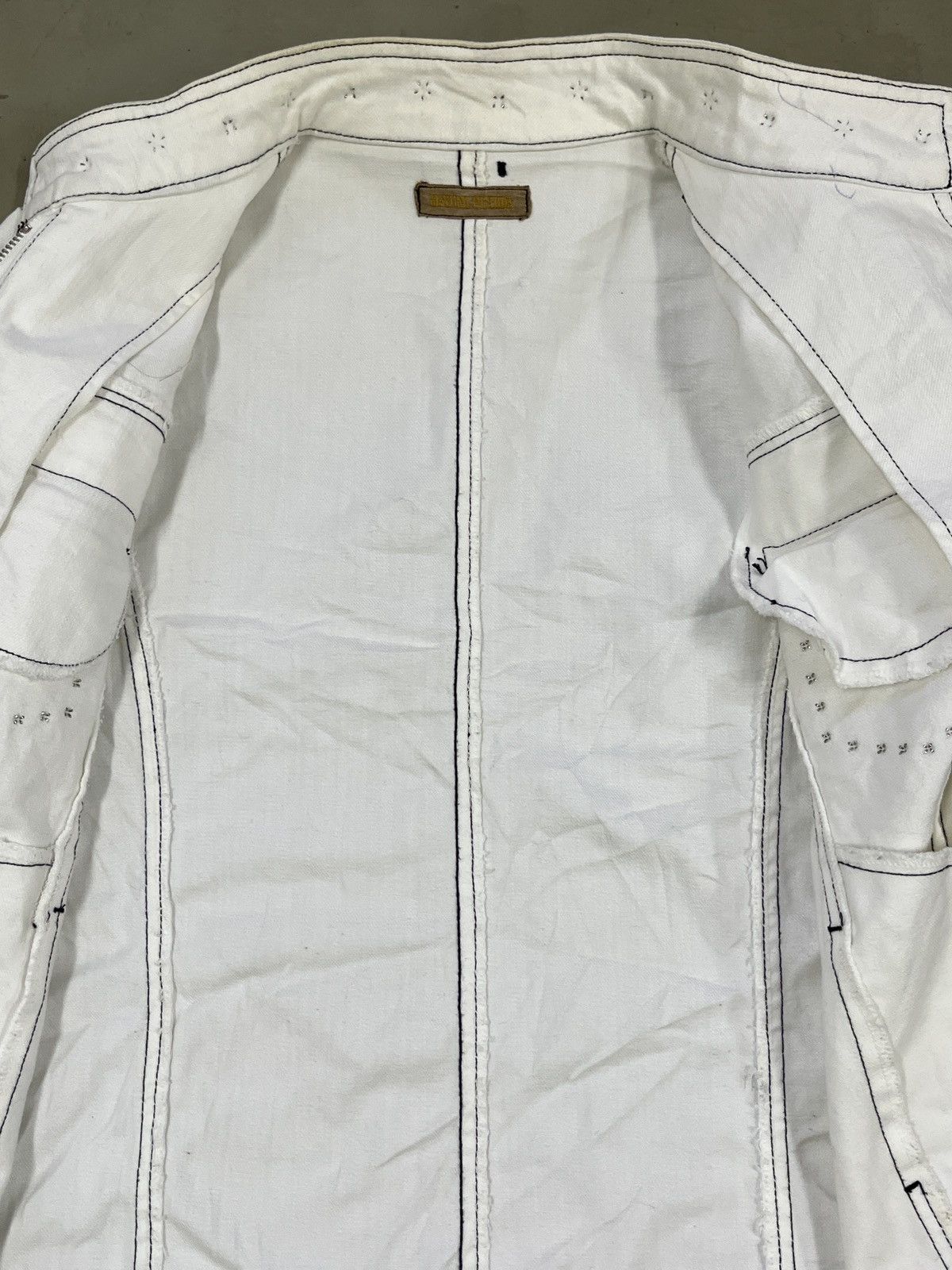 14th Addiction Celine Kmrii Midas Led Rechwe Style Studded Trucker Jacket Size US S / EU 44-46 / 1 - 14 Thumbnail