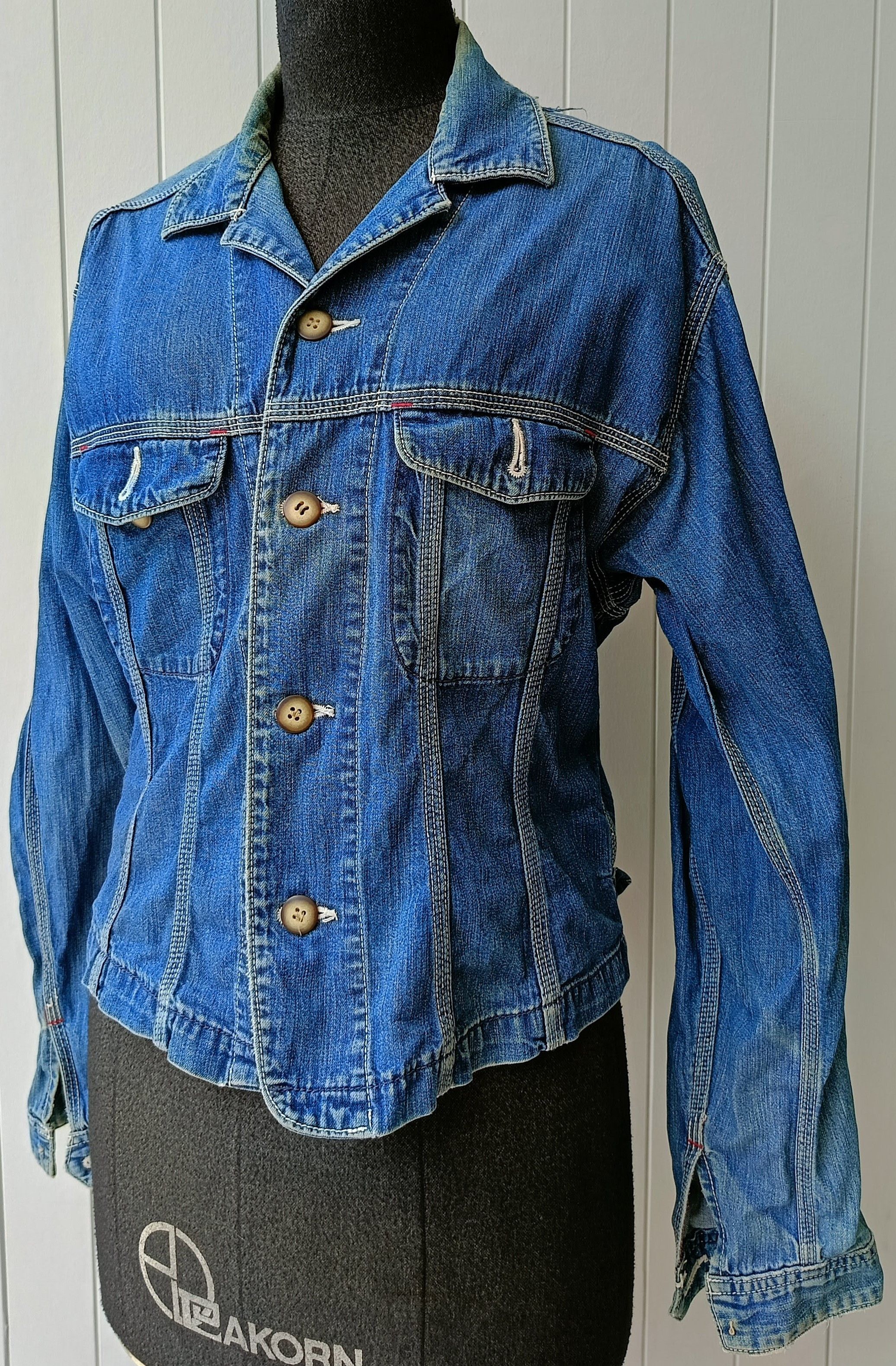 45rpm 45RPM by R Japan 90s denim line indigo slim ladies jacket Size S / US 4 / IT 40 - 1 Thumbnail