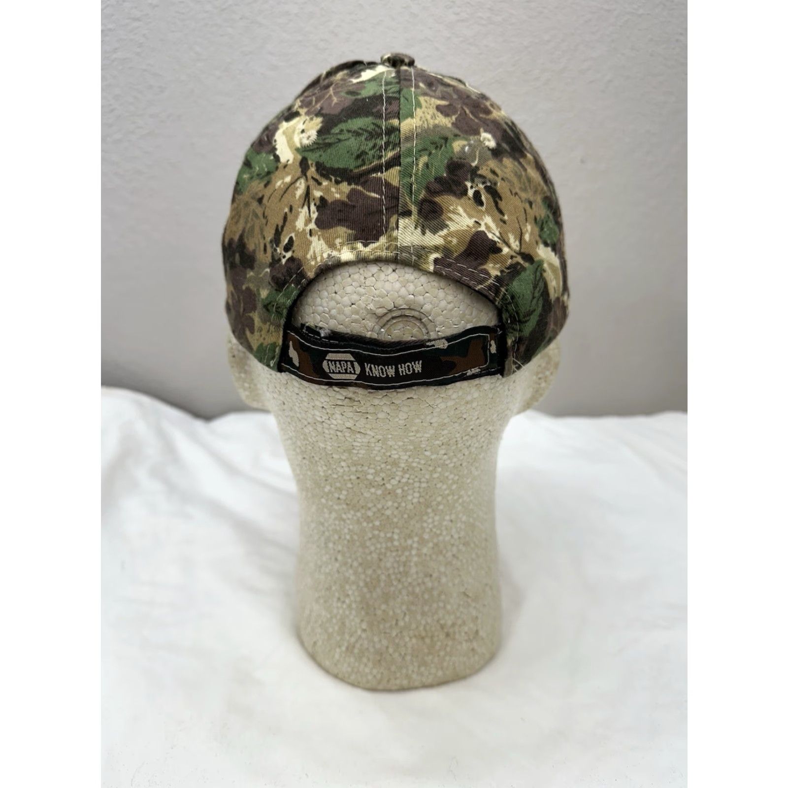 Vintage NAPA Outdoor Baseball Hat Brown Camo Adjustable Cap Size ONE SIZE - 5 Thumbnail