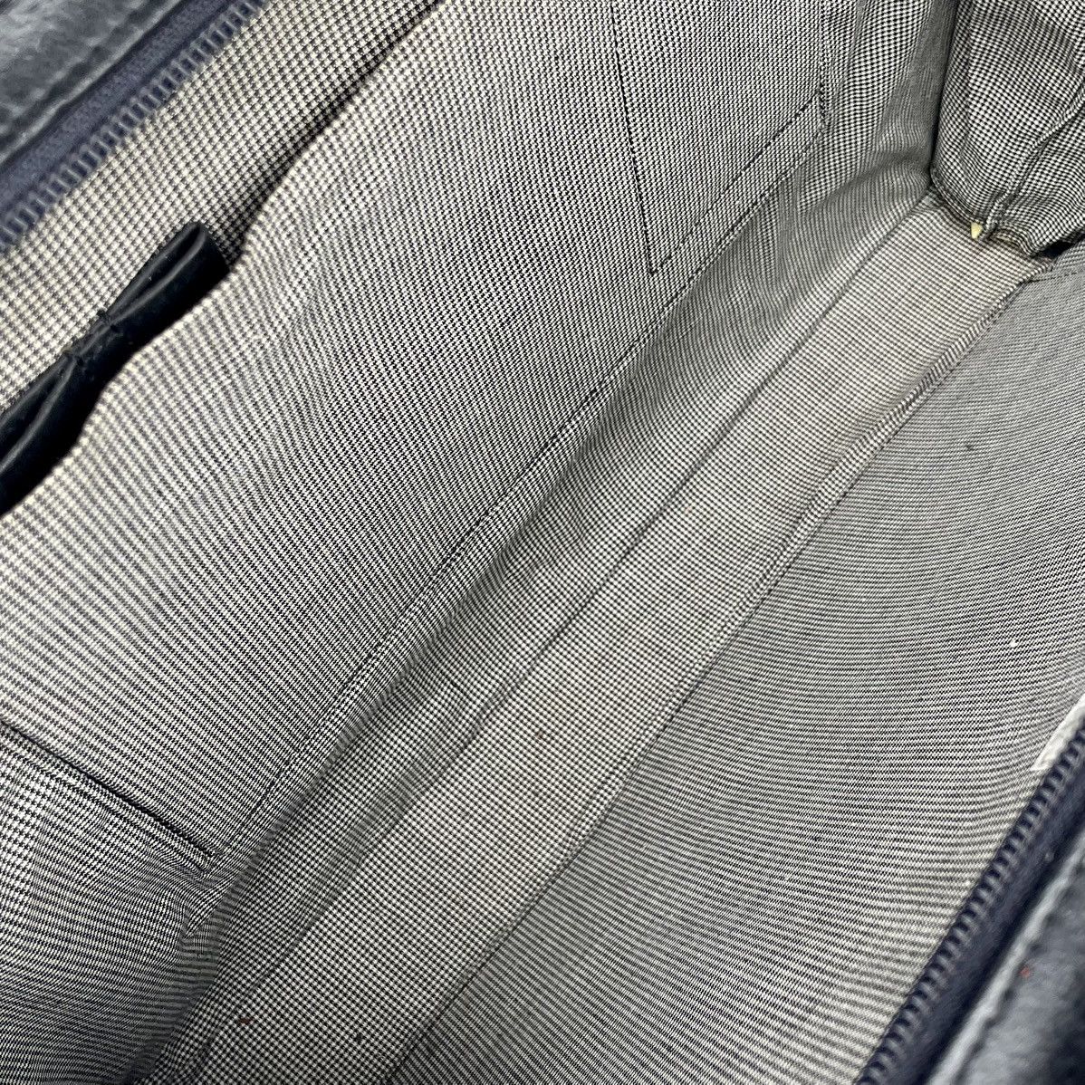 Leather × Pierre Cardin Vintage Pierre Cardin Black Leather Briefcase/Office Bag Size ONE SIZE - 13 Thumbnail