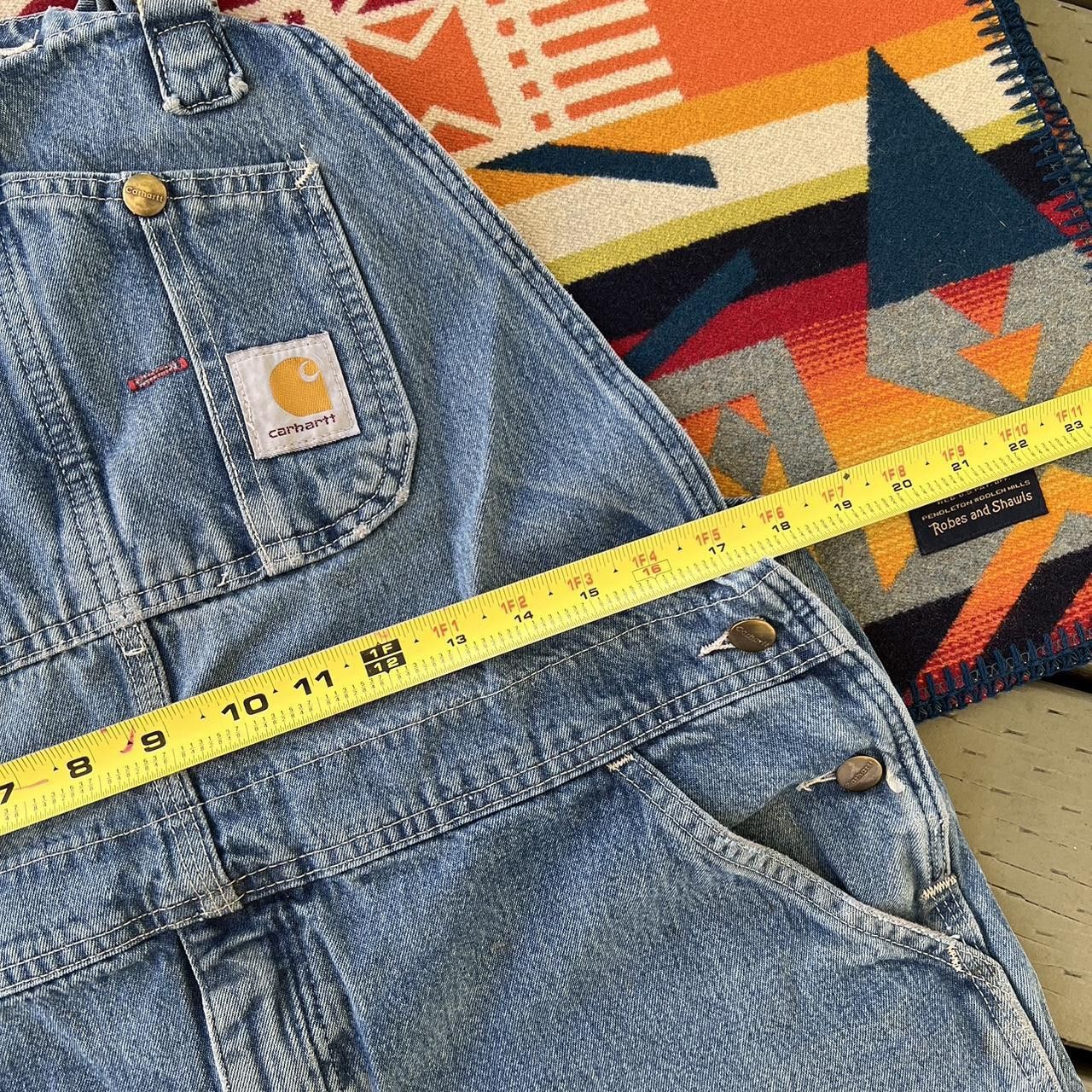 Carhartt Carhartt Dungarees Overalls Bib Carpenter Denim Work Wear Size US 36 / EU 52 - 6 Thumbnail