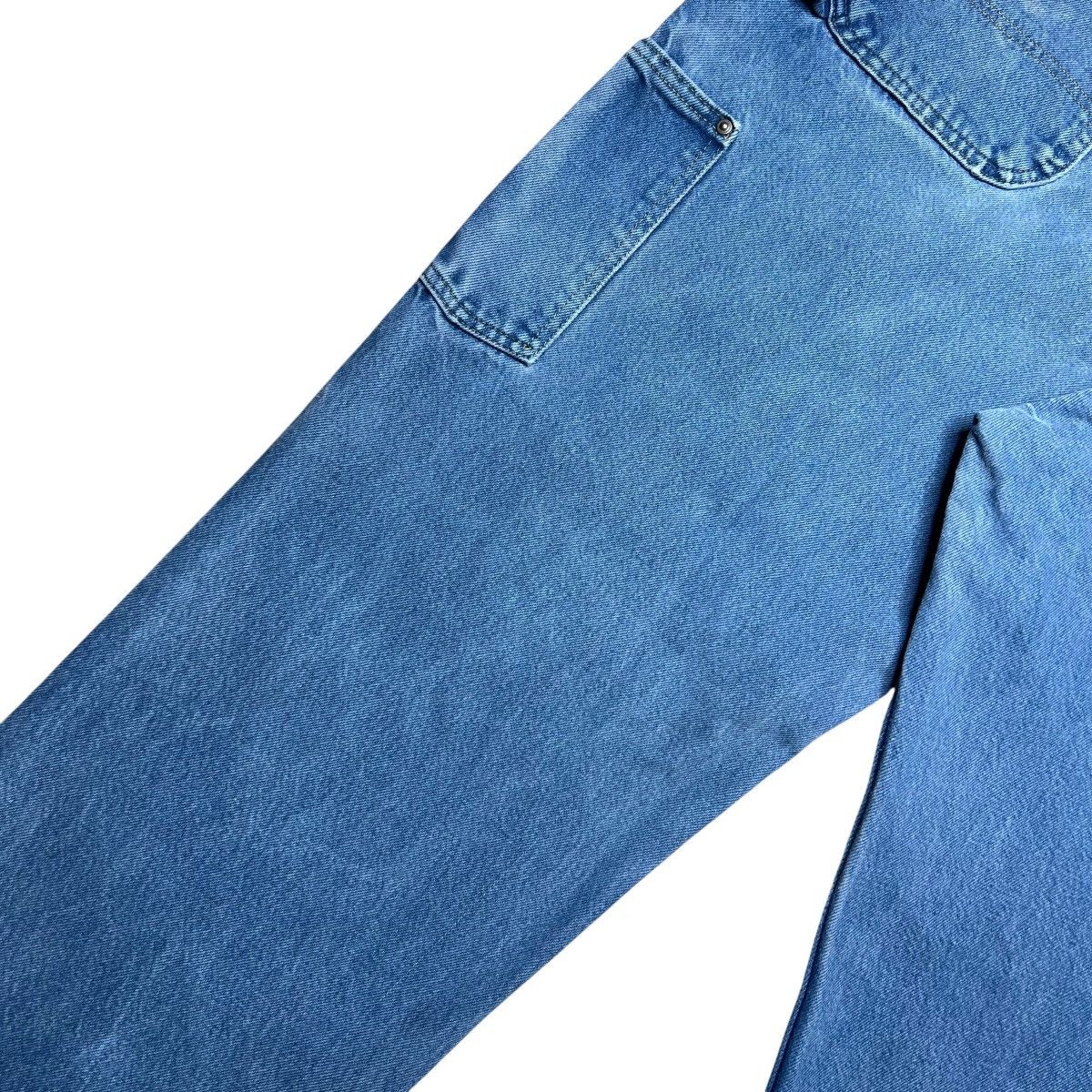 Carhartt 2000s Carhartt Denim Double Knee Carpenter Dungaree Pants Size US 35 - 19 Thumbnail