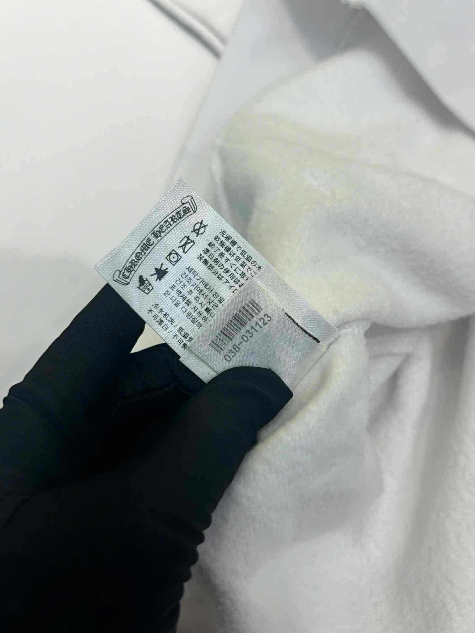 Chrome Hearts Chrome Hearts Blue Scroll White Zip Up Hoodie Size US M / EU 48-50 / 2 - 10 Thumbnail