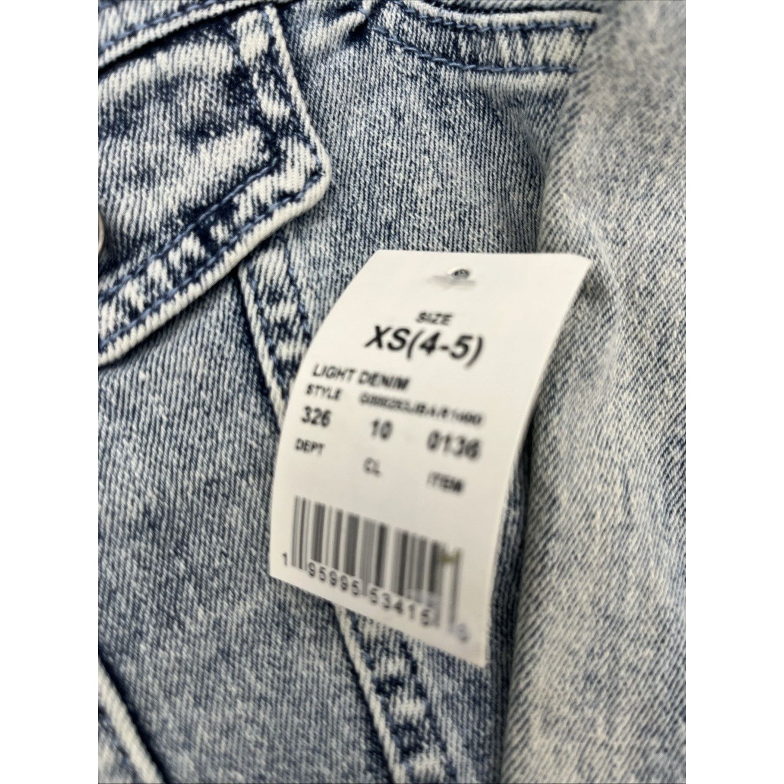 Disney Disney Barbie Girls Blue Graphic Jean Jacket Girl Revolution Size XS / US 0-2 / IT 36-38 - 2 Thumbnail