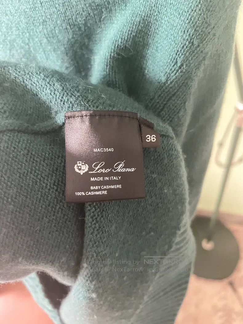 Loro Piana LORO PIANA Classic high neck cashmere sweater, baby cashme Size XS / US 0-2 / IT 36-38 - 2 Thumbnail