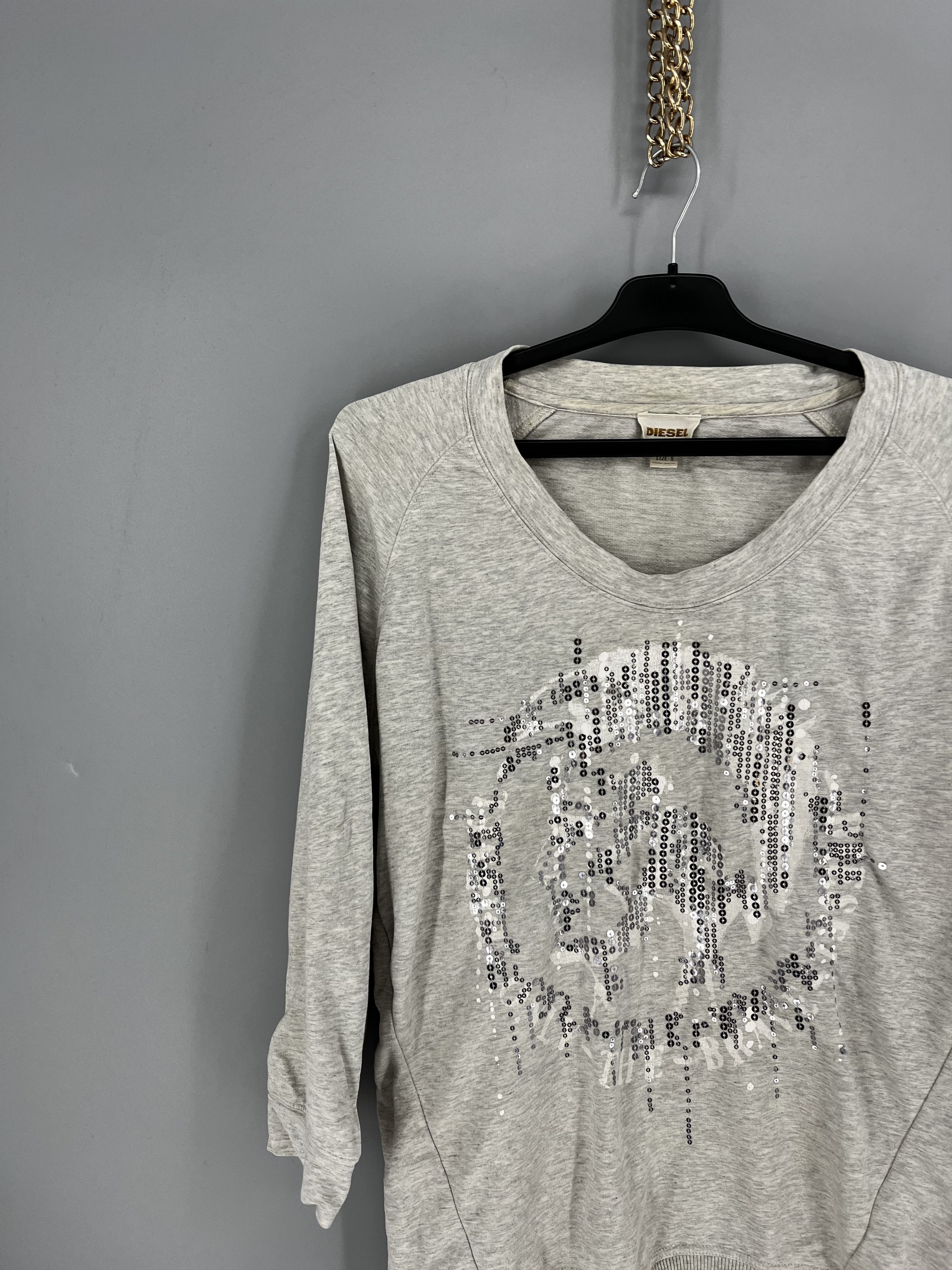 Diesel Vintage Diesel Big Logo Womens Sweatshirt Size S / US 4 / IT 40 - 4 Thumbnail