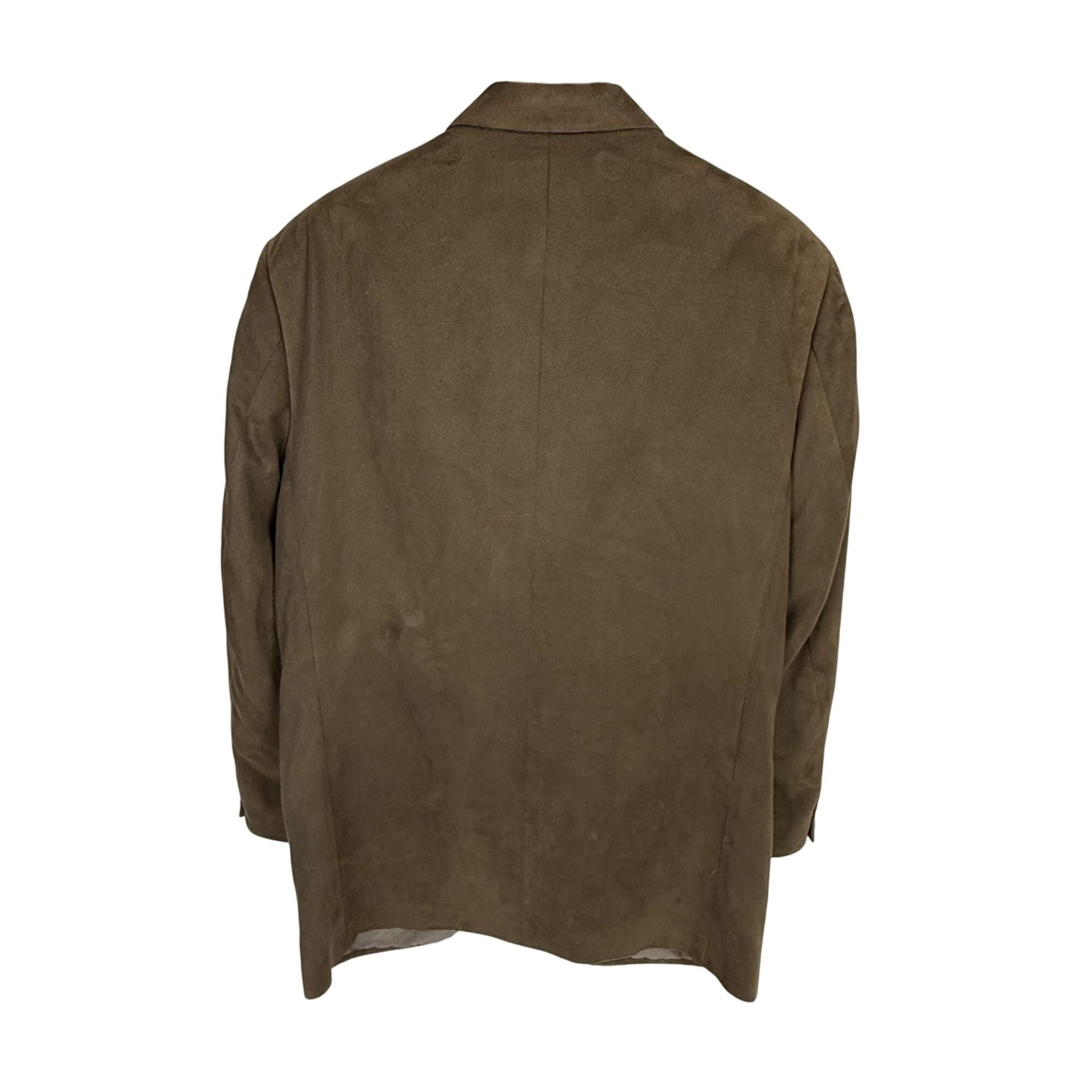 Other Vintage J.Riggings Men's Faux-Suede Blazer Brown Size 42R Size 42R - 3 Thumbnail