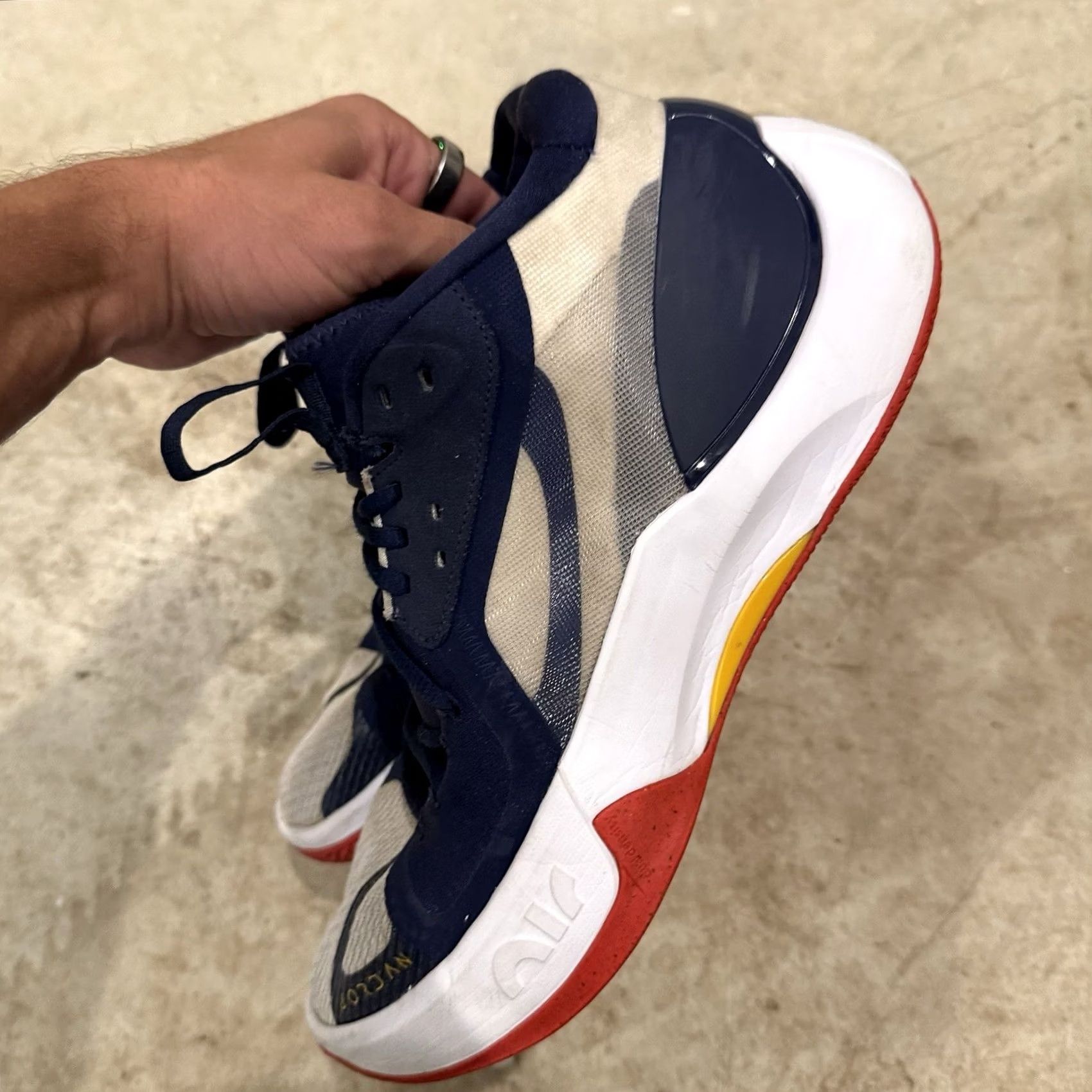 Nike Nike Air Jordan Zoom Separate Olympic Sneaker Mens 9.5 White Navy Red Gold DH0249-471 Size US 9 / EU 42 - 5 Thumbnail