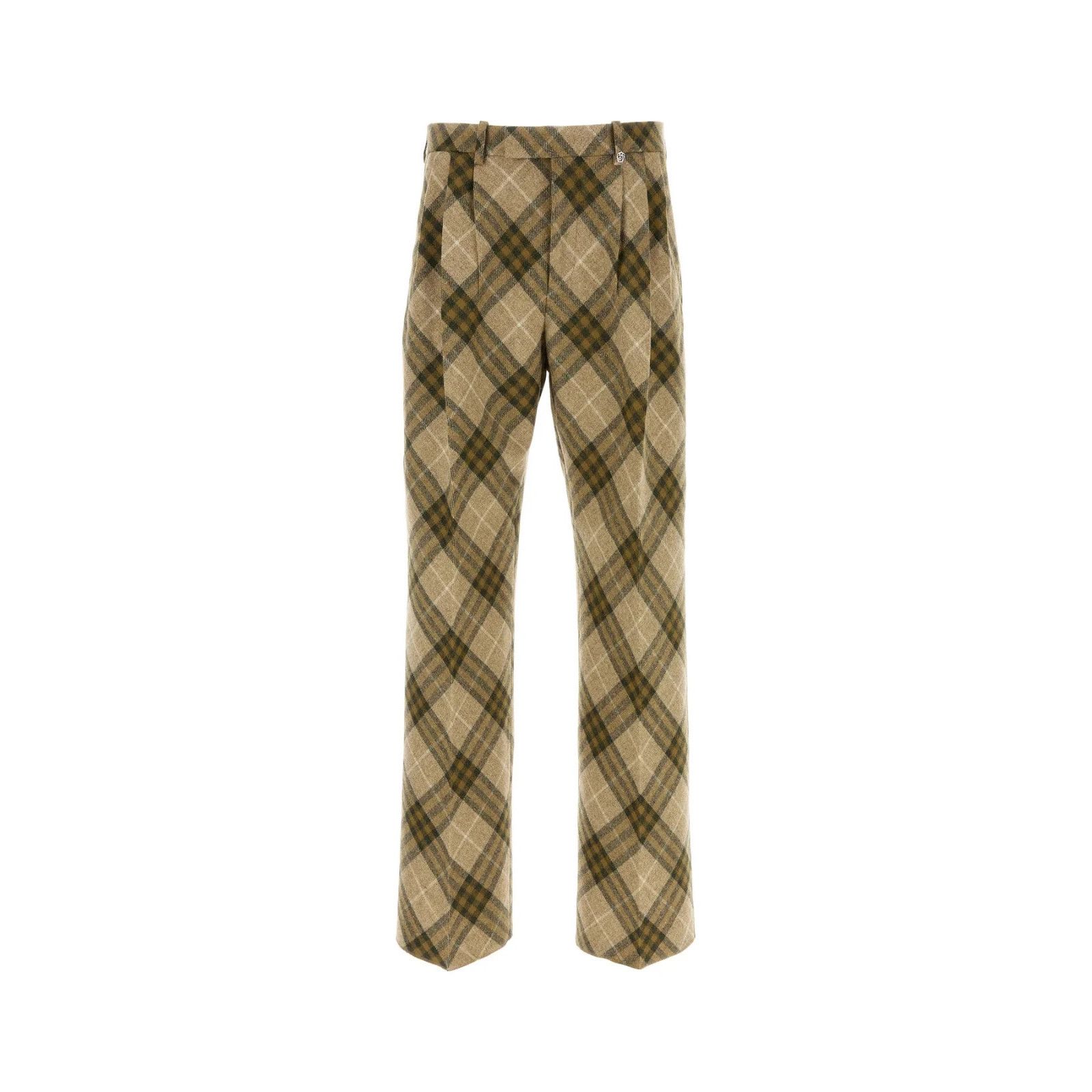 Burberry BURBERRY Embroidered Wool Pants New & Authentic (Men's size: Size US 32 / EU 48 - 1 Thumbnail