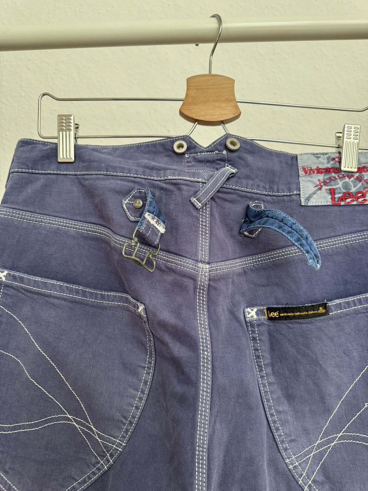Lee × Vivienne Westwood Vivienne Westwood x Lee Damaged Denim Size US 31 - 7 Thumbnail