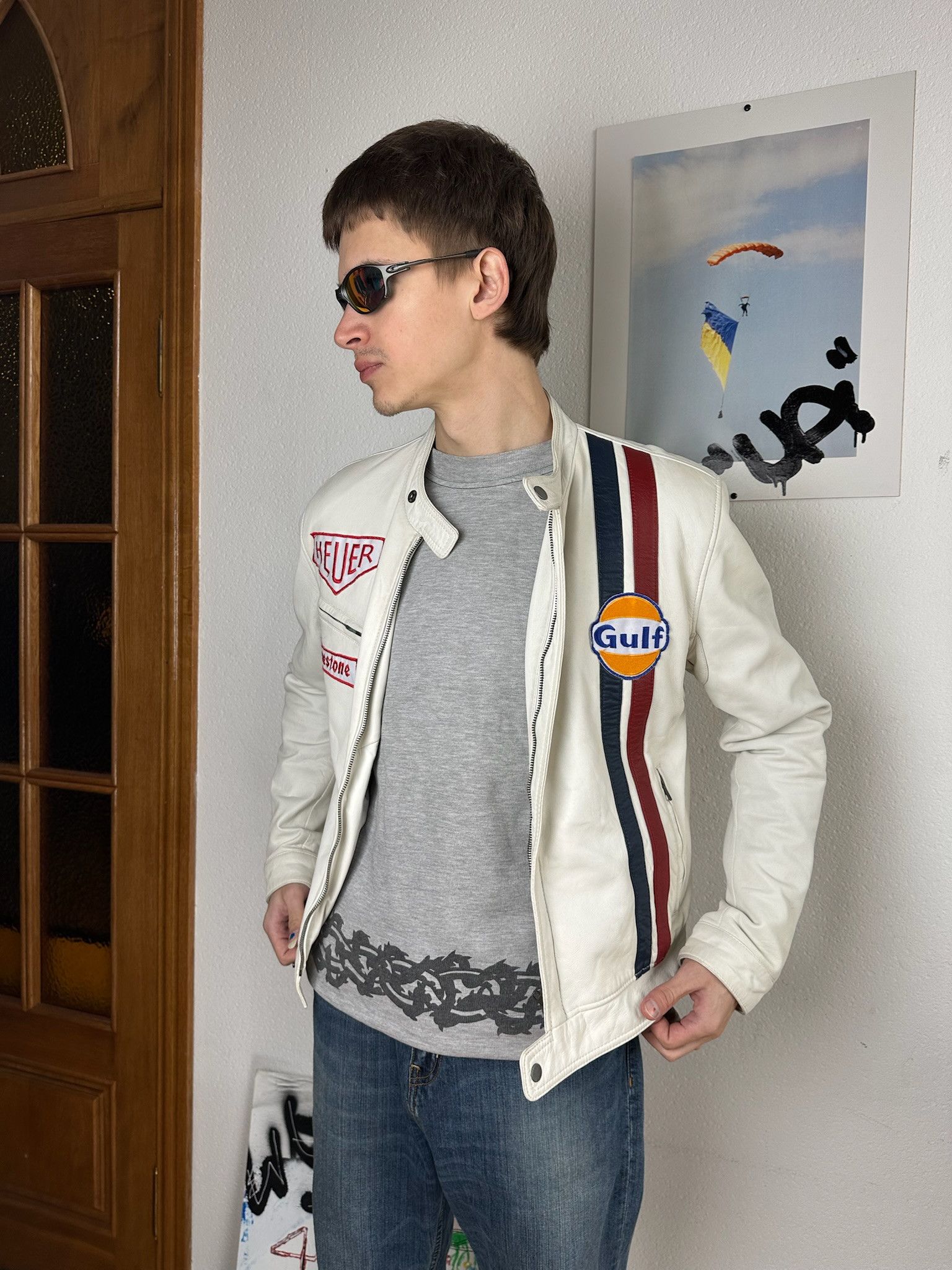 Formula 1 Vintage Dakota Heuer Gulf Formula Racing Jacket Hype Size US M / EU 48-50 / 2 - 2 Thumbnail