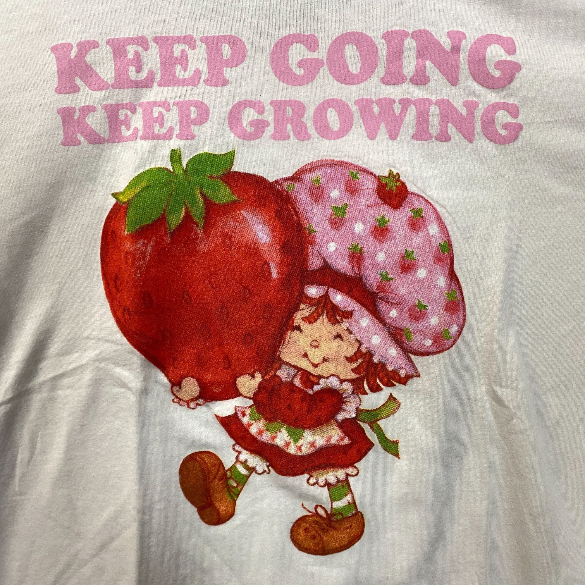 Other Strawberry Short Cake Keep Going Keep Growing Cute T-Shirt X Size XL / US 12-14 / IT 48-50 - 2 Thumbnail
