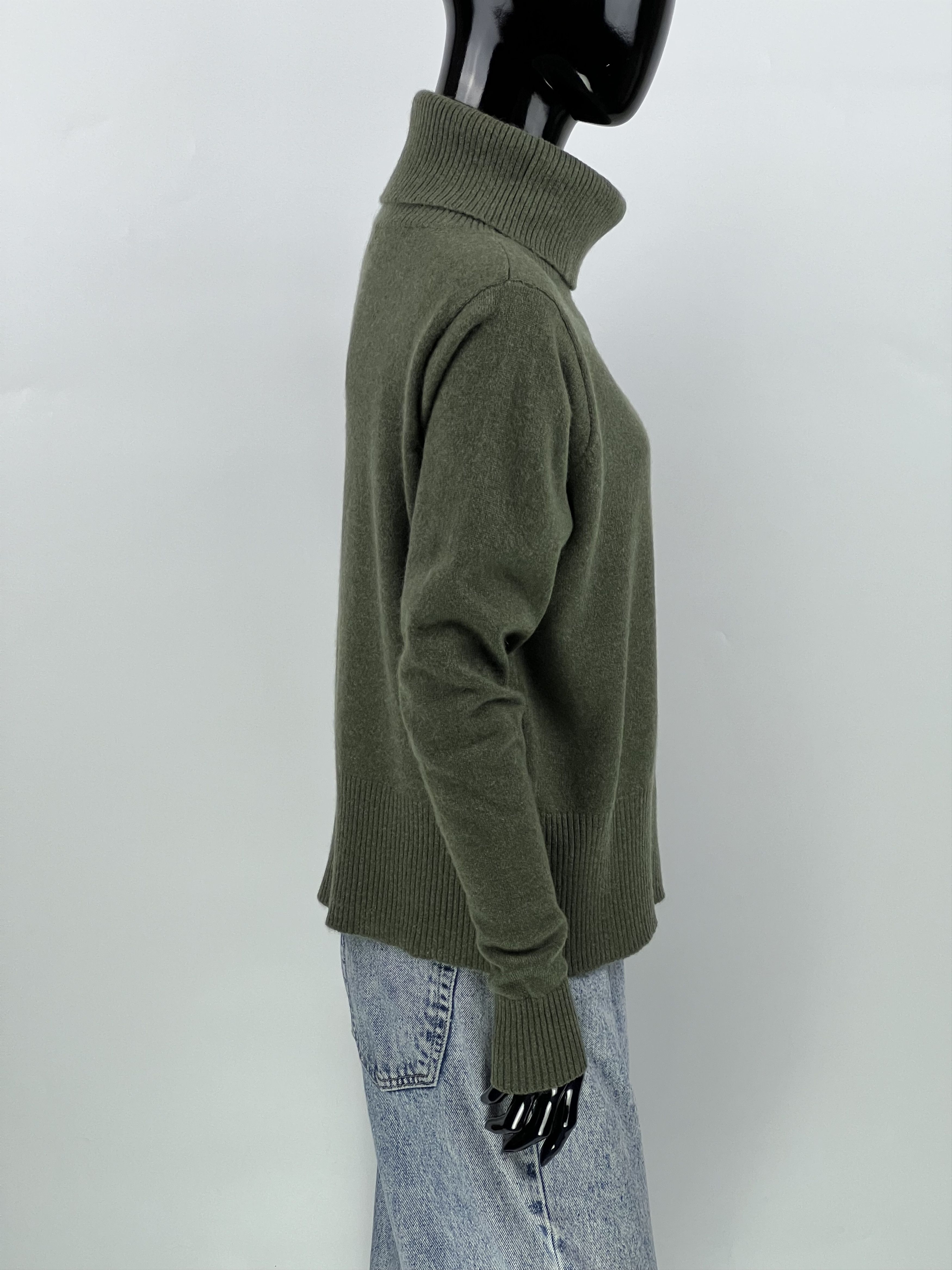 Designer Denner London 100% Cashmere Turtleneck Sweater Size M/L Size M / US 6-8 / IT 42-44 - 2 Thumbnail