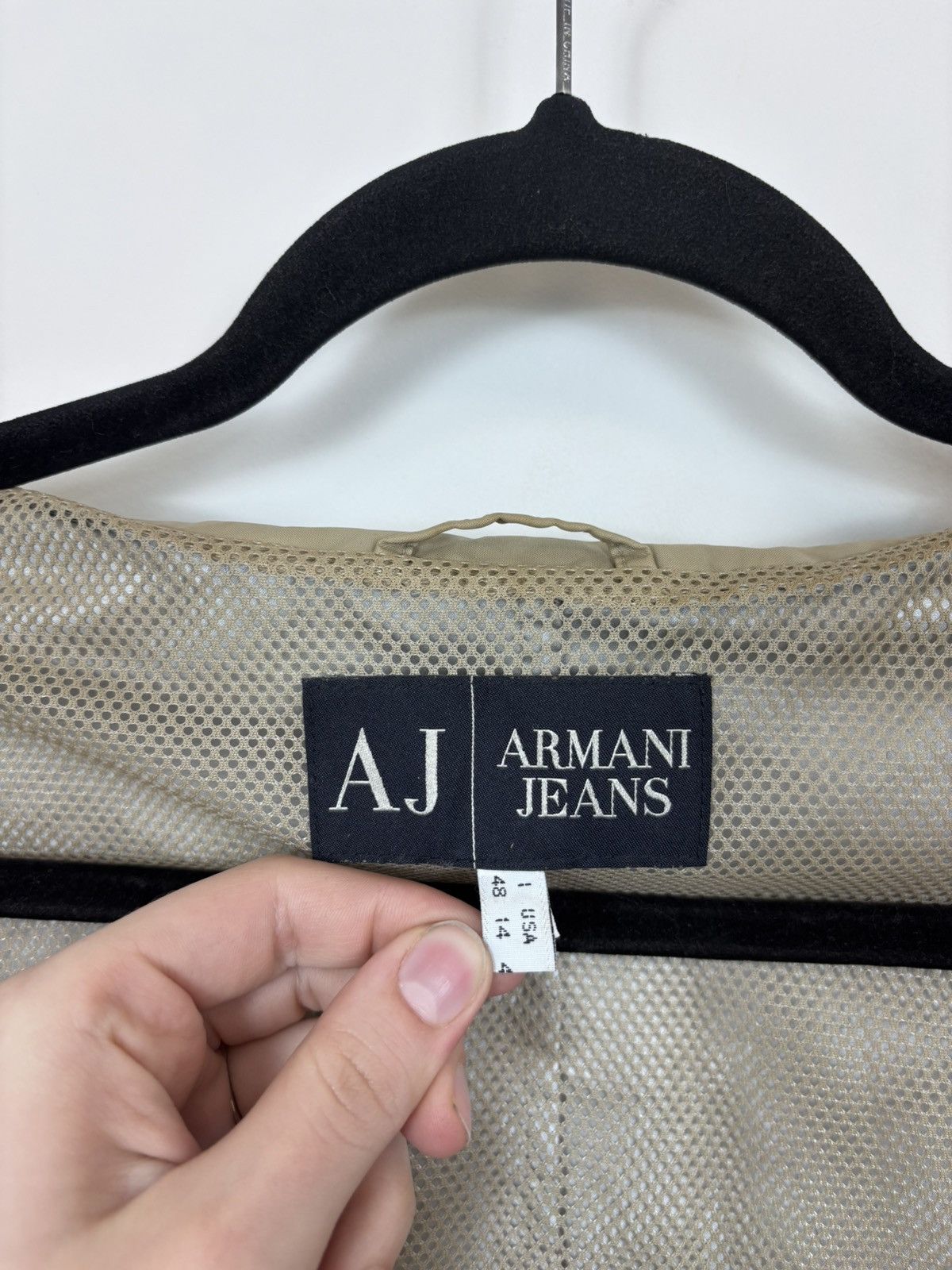Armani Armani Jeans Women’s Beige Brown Long Trench Coat Size XL / US 12-14 / IT 48-50 - 16 Thumbnail