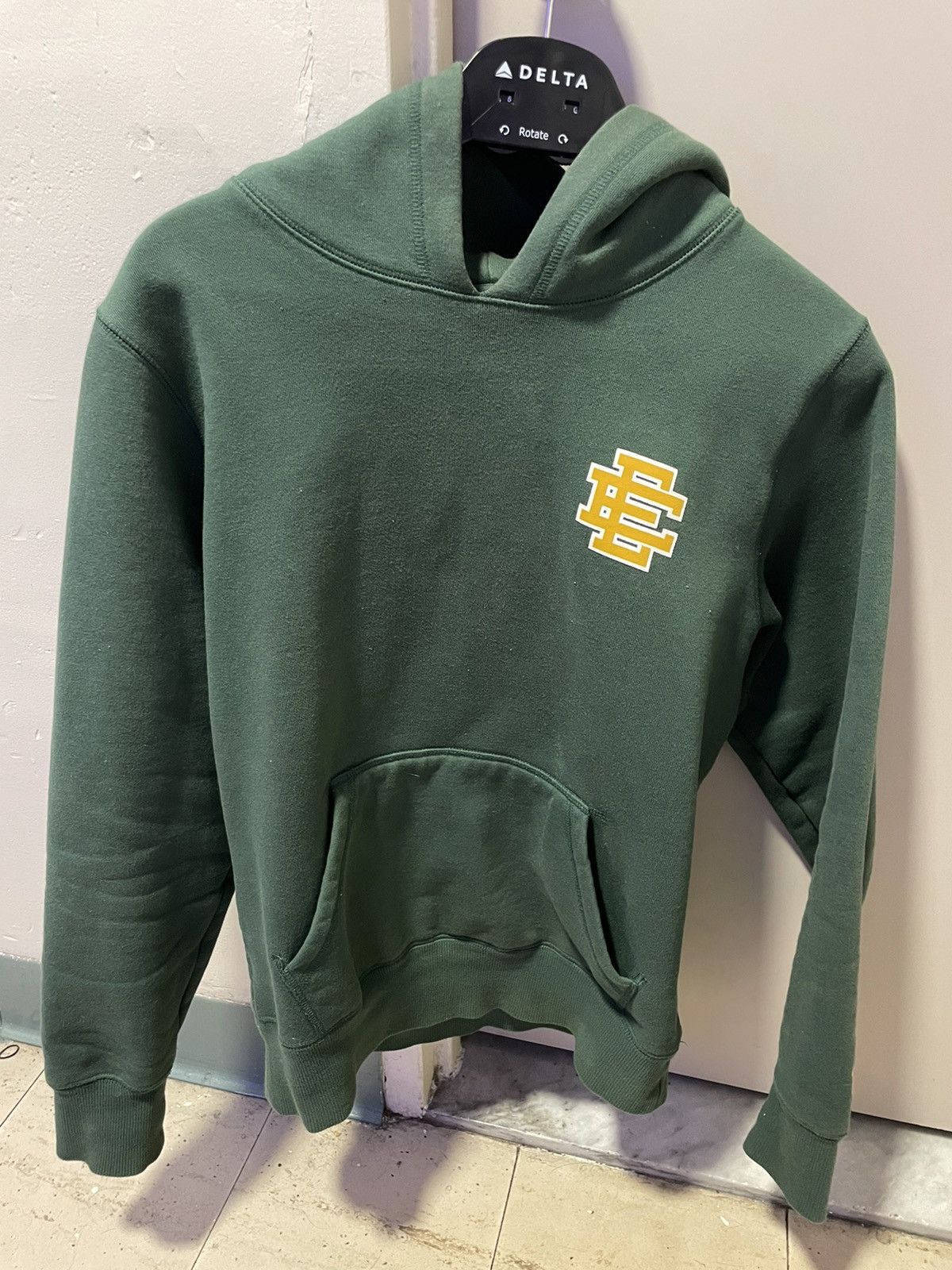 image of Eric Emanuel Ee Oakland Hoodie in Green, Men's (Size Small)