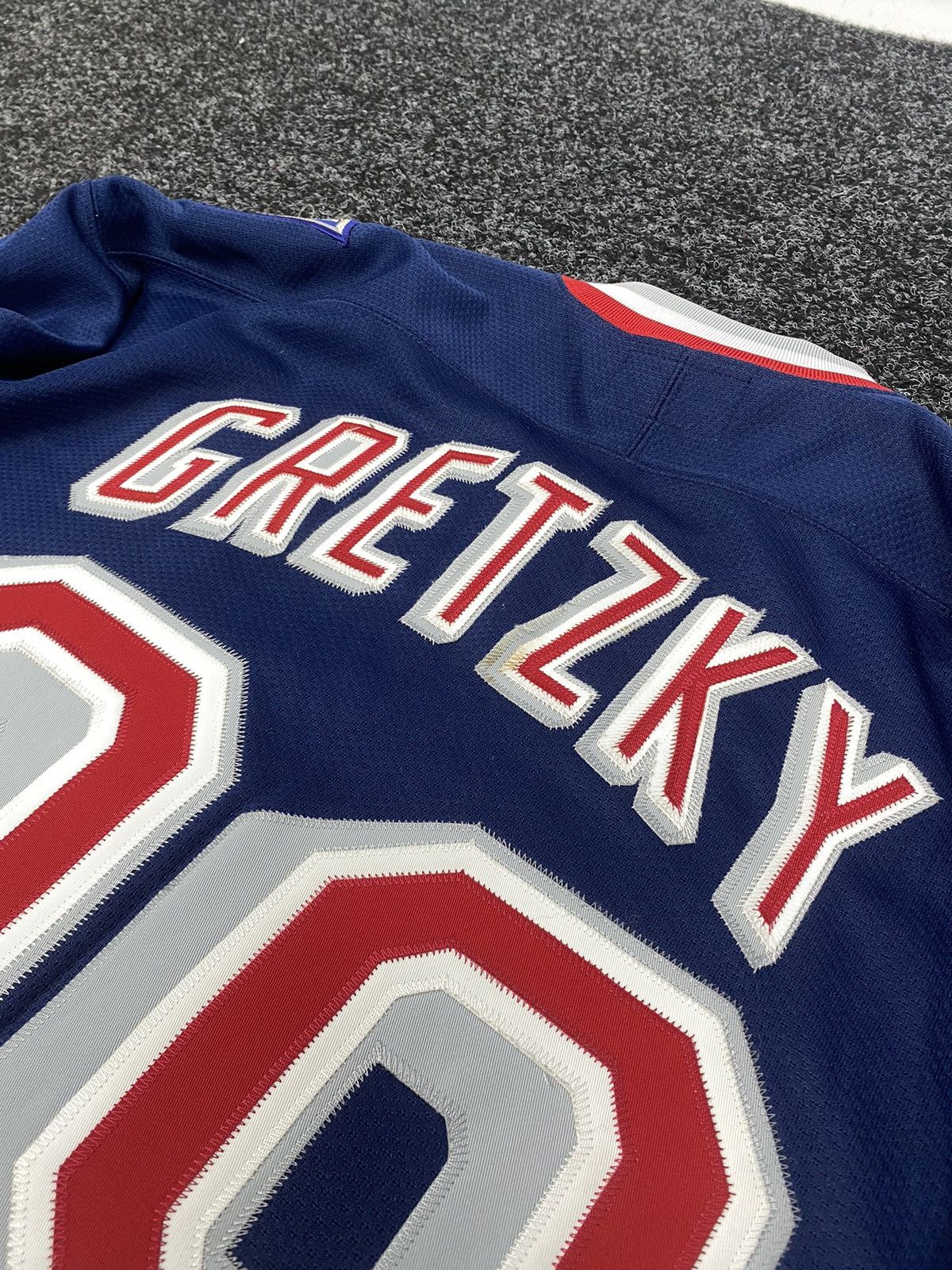 NHL × Vintage WAYNE GRETZKY 90s NEW YORK RANGERS STARTER JERSEY Size US XL / EU 56 / 4 - 11 Thumbnail