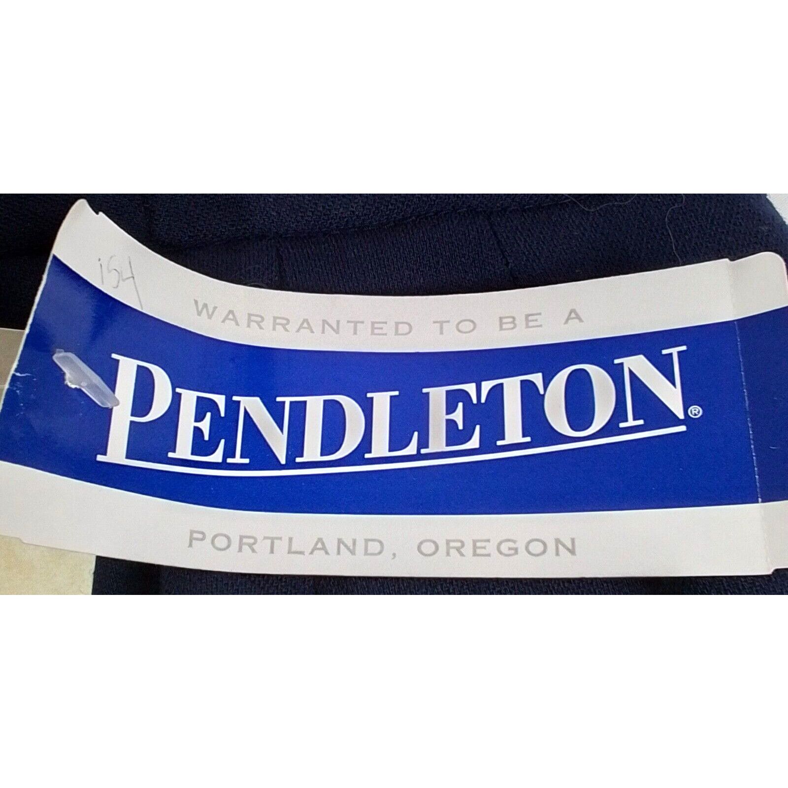 Pendleton Pendleton Wool Pencil Skirt Women's 10 Navy Blue VTG NWT Size 32" / US 10 / IT 46 - 7 Thumbnail