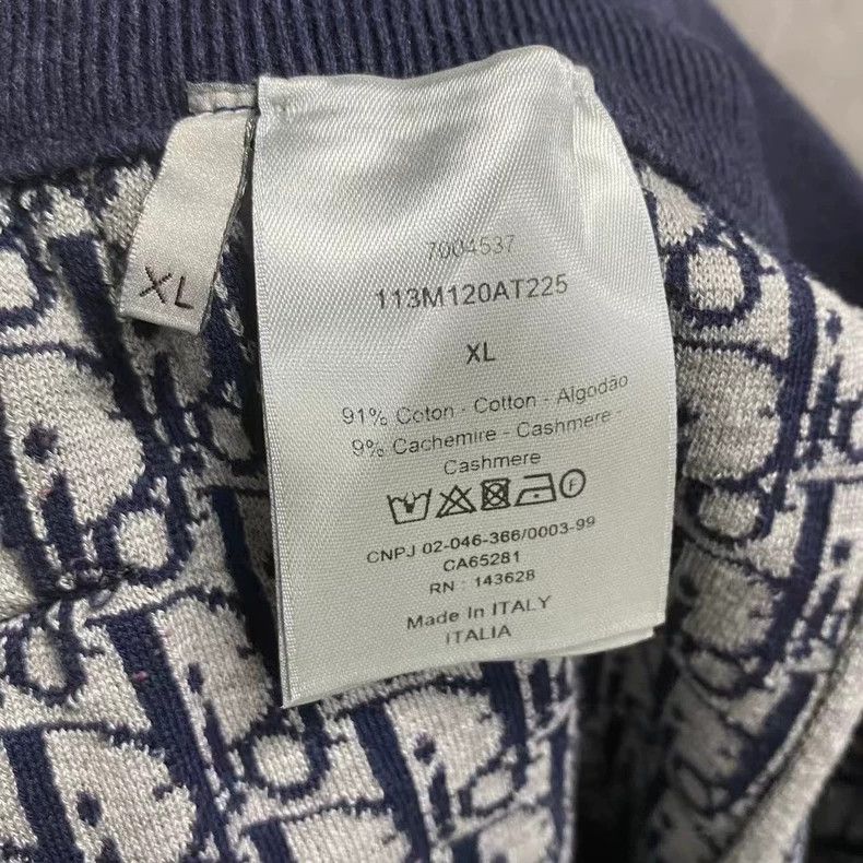 Dior Size XL The latest dark blue lining full-printed pattern l Size US 34 / EU 50 - 4 Thumbnail