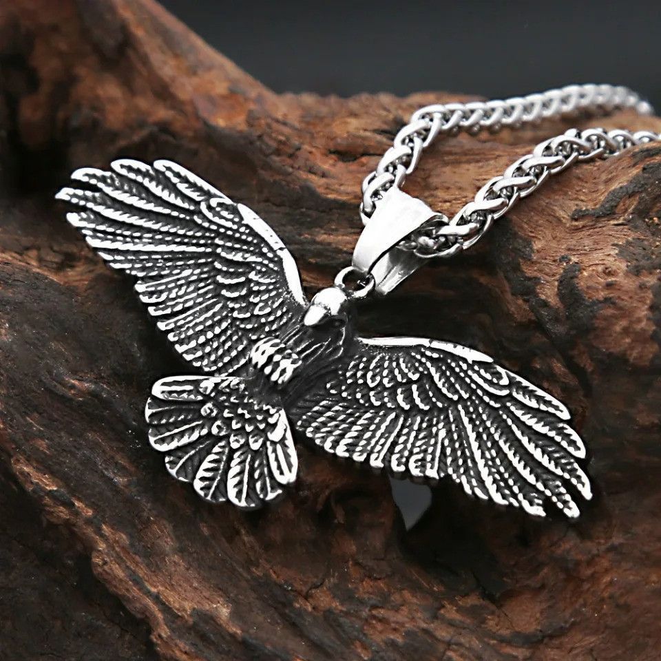 Vintage Eagle Pendant Necklace Size ONE SIZE - 3 Thumbnail