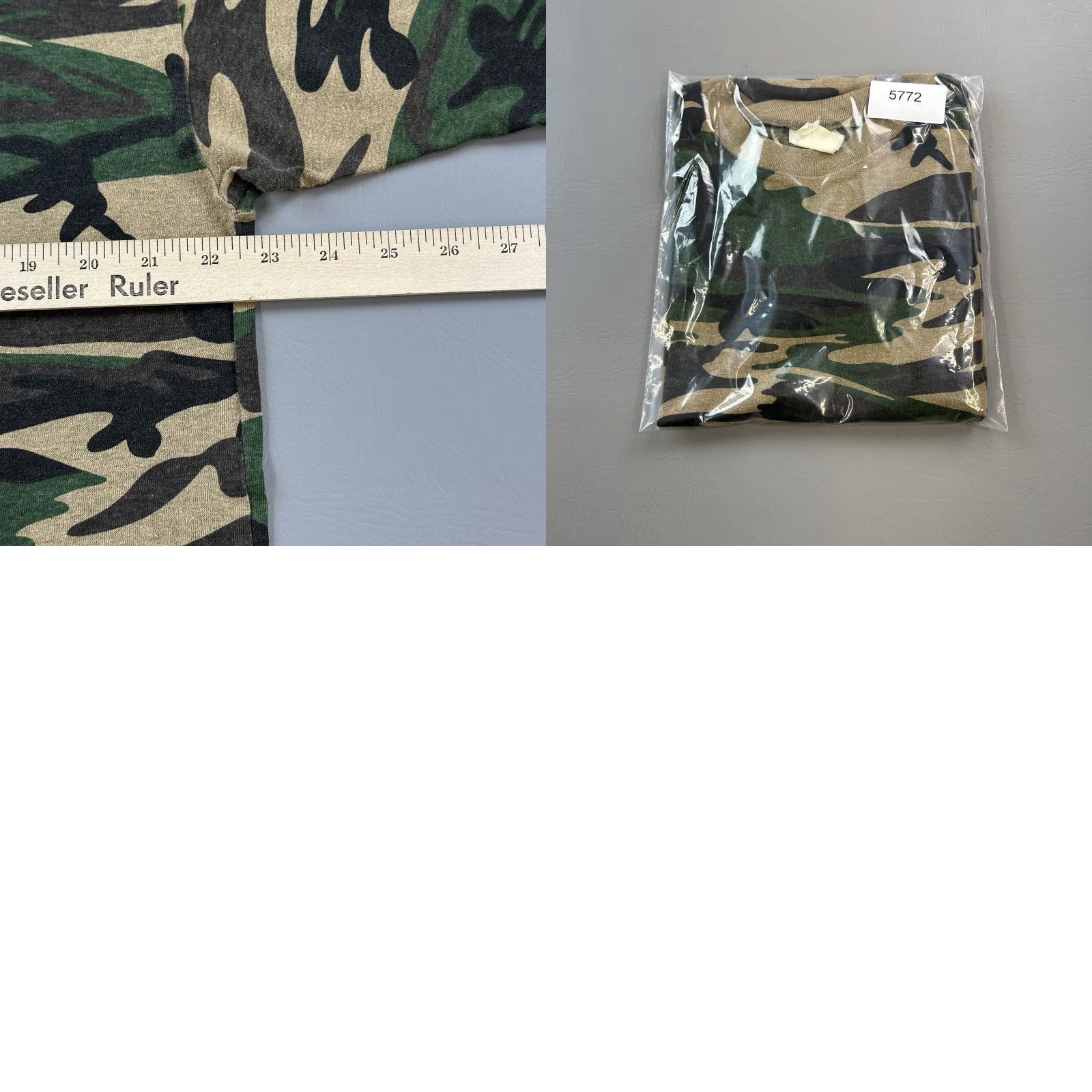 Vintage VINTAGE Horizon Shirt Mens XL Woodland Camo Crewneck Short Sleeve 90s Y2K Size US XL / EU 56 / 4 - 8 Thumbnail