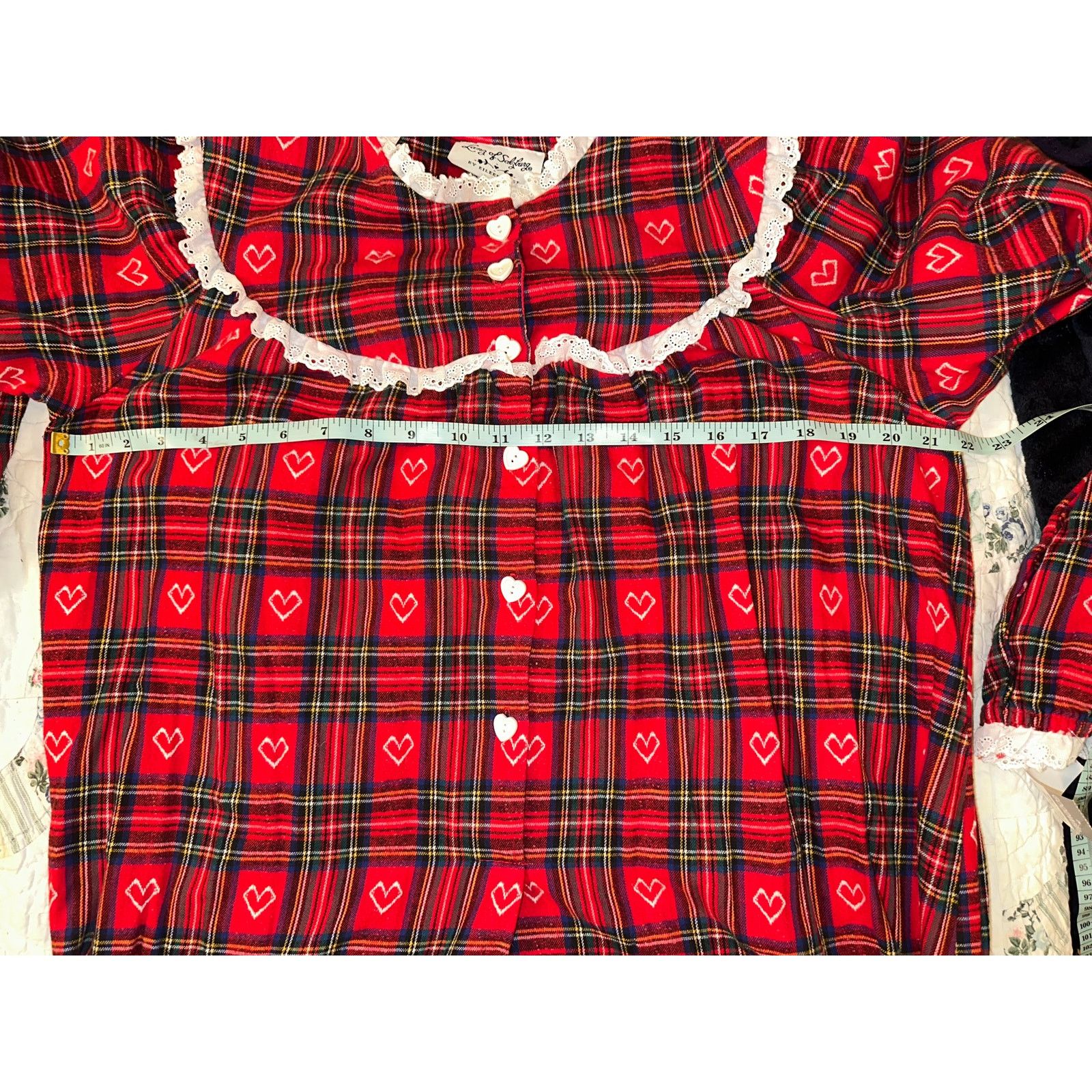 Other VINTAGE LANZ OF SALZBURG EILEEN WEST FLANNEL PLAID NIGHTGOWN Size ONE SIZE - 6 Thumbnail