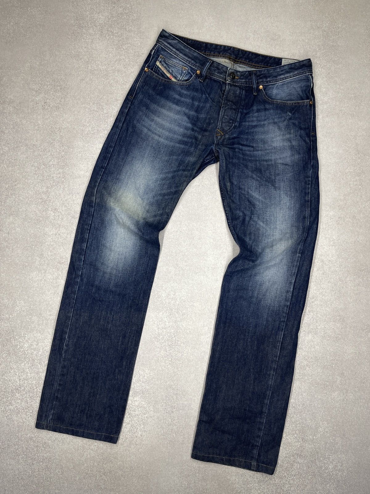 Diesel Mens Diesel Larkee Denim Jeans Blue Y2K Size US 33 - 6 Thumbnail