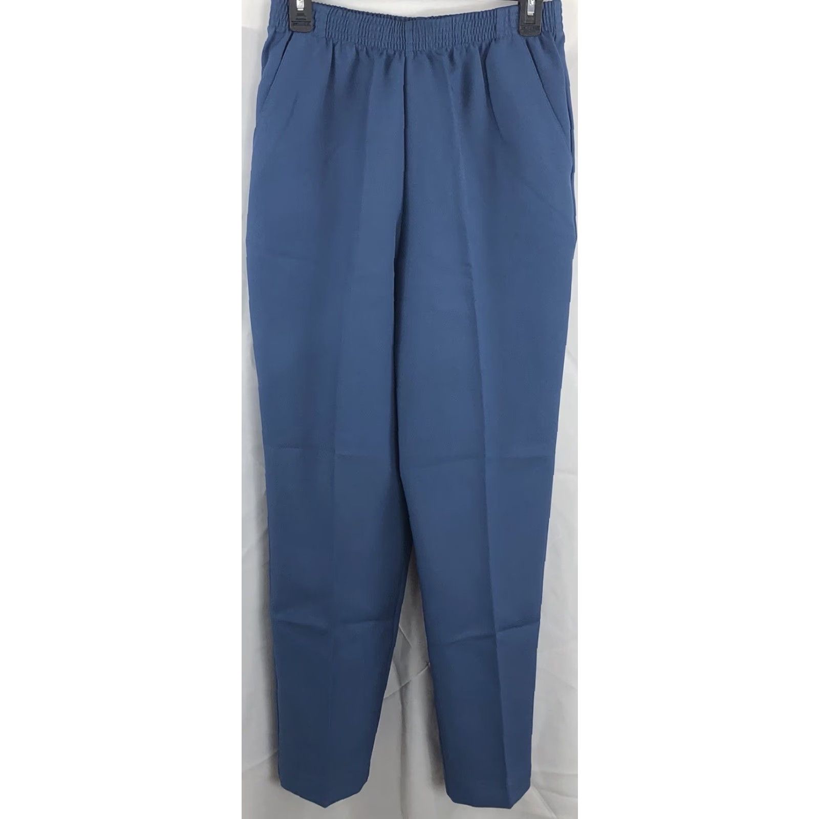 Vintage DonnKenny Dress Slacks Pants 14S 28” Blue Straight Leg Workwear Career Pants Women XS? Size 28" / US 6 / IT 42 - 4 Thumbnail