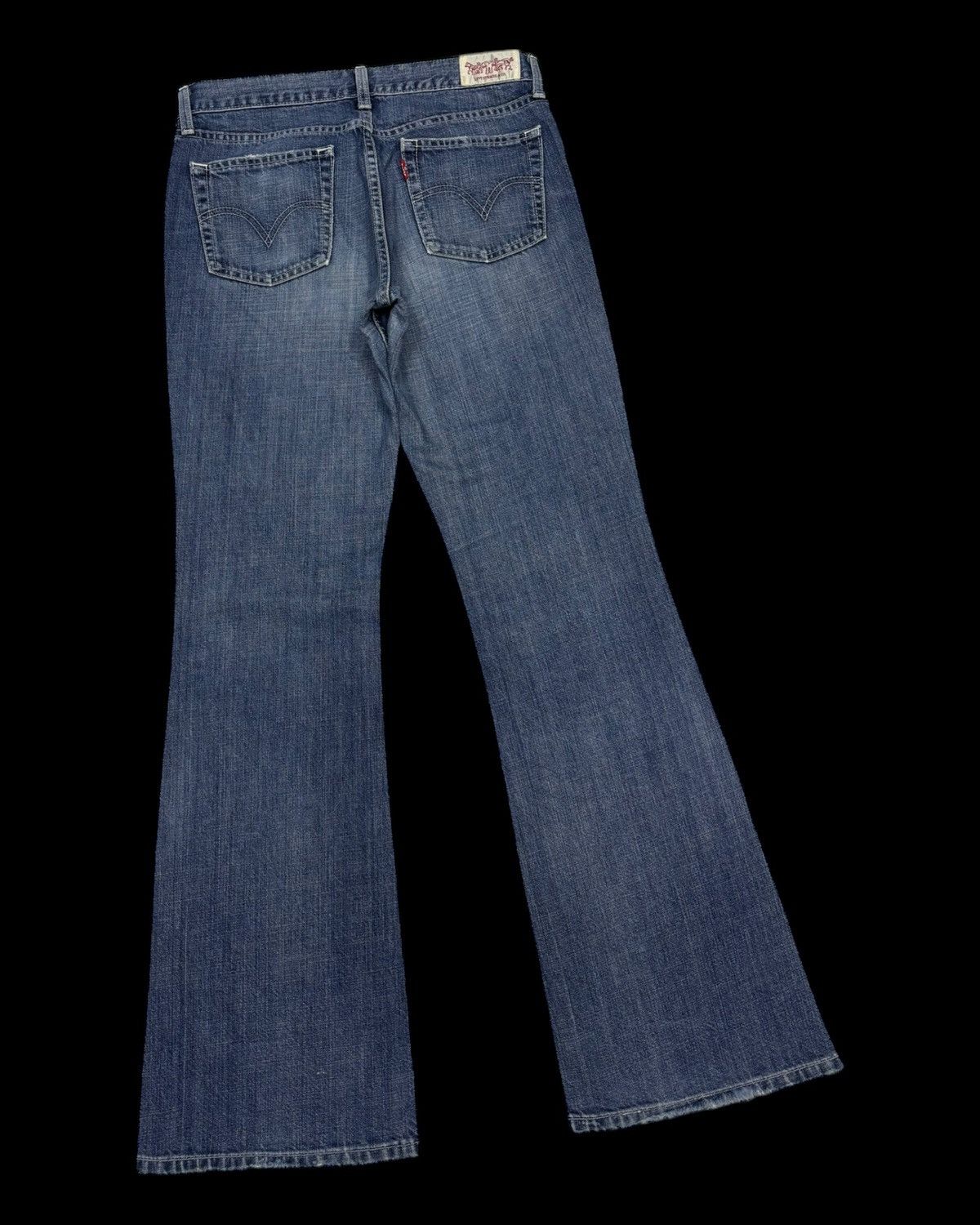 If Six Was Nine 💥Flare Levis 90s Strauss Co Bootcut Denim Jeans Flared Size US 31 - 4 Thumbnail