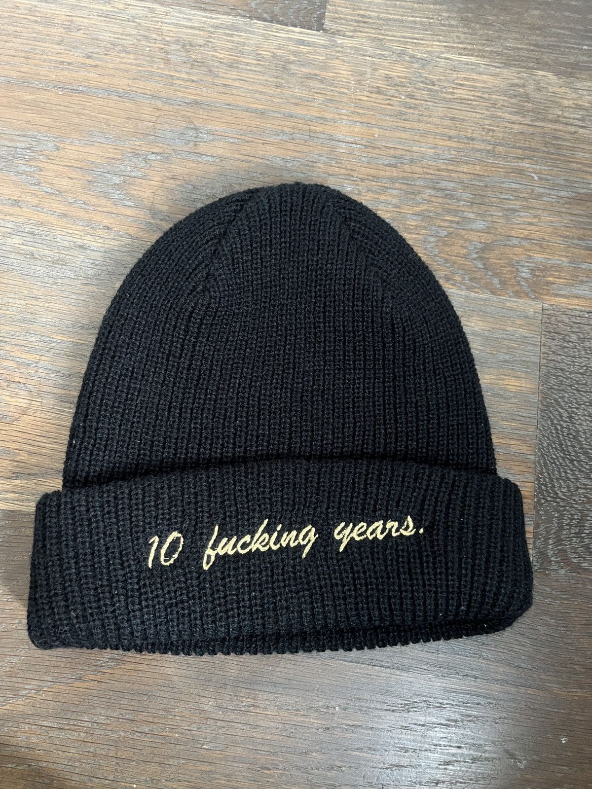 Fuck The Population FTP Fuck the Population Black 10th Anniversary Beanie Size ONE SIZE - 2 Thumbnail