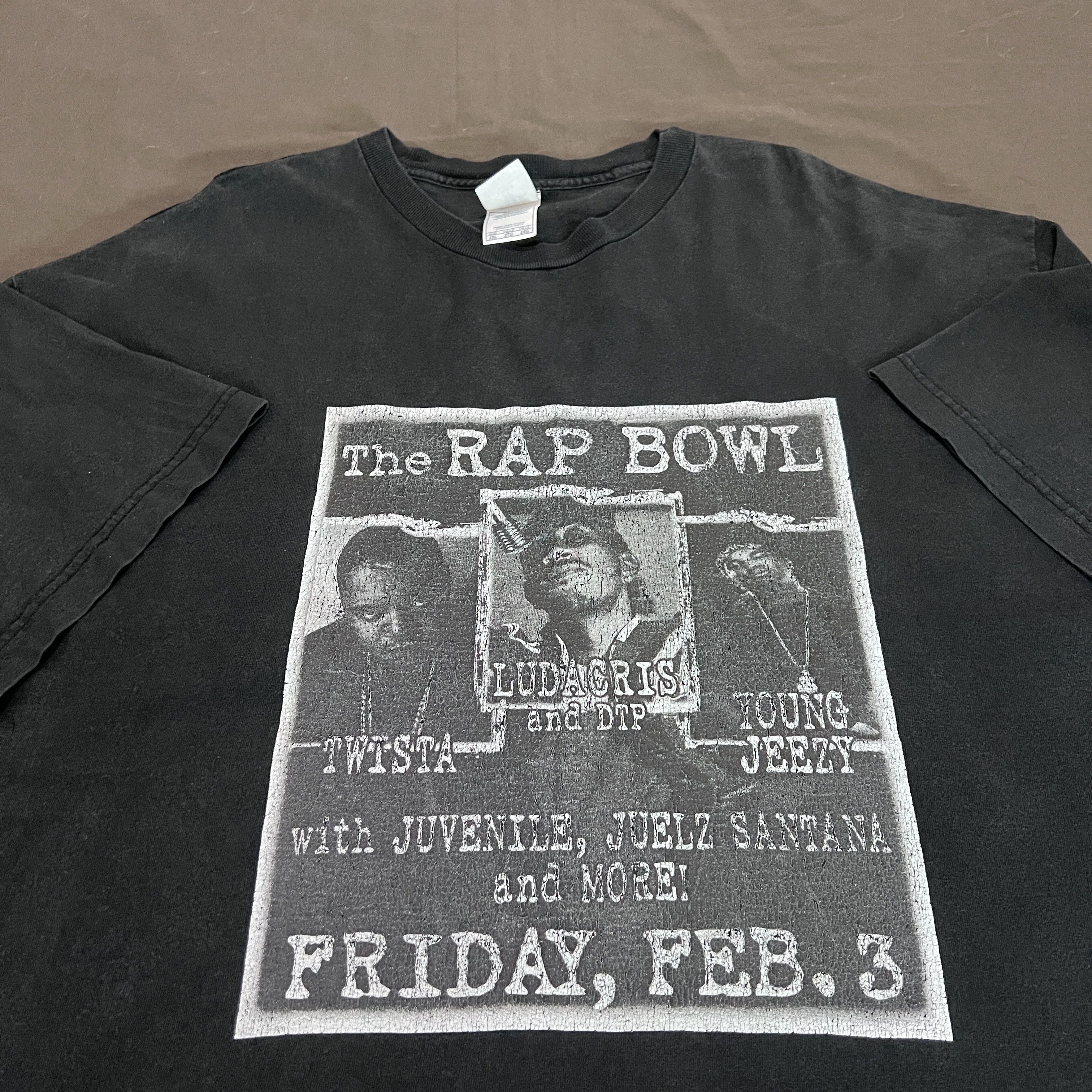 Vintage Y2K Rap Bowl Ludacris Twista Jeezy Juvenile Juelz Santana Size US XXL / EU 58 / 5 - 5 Thumbnail