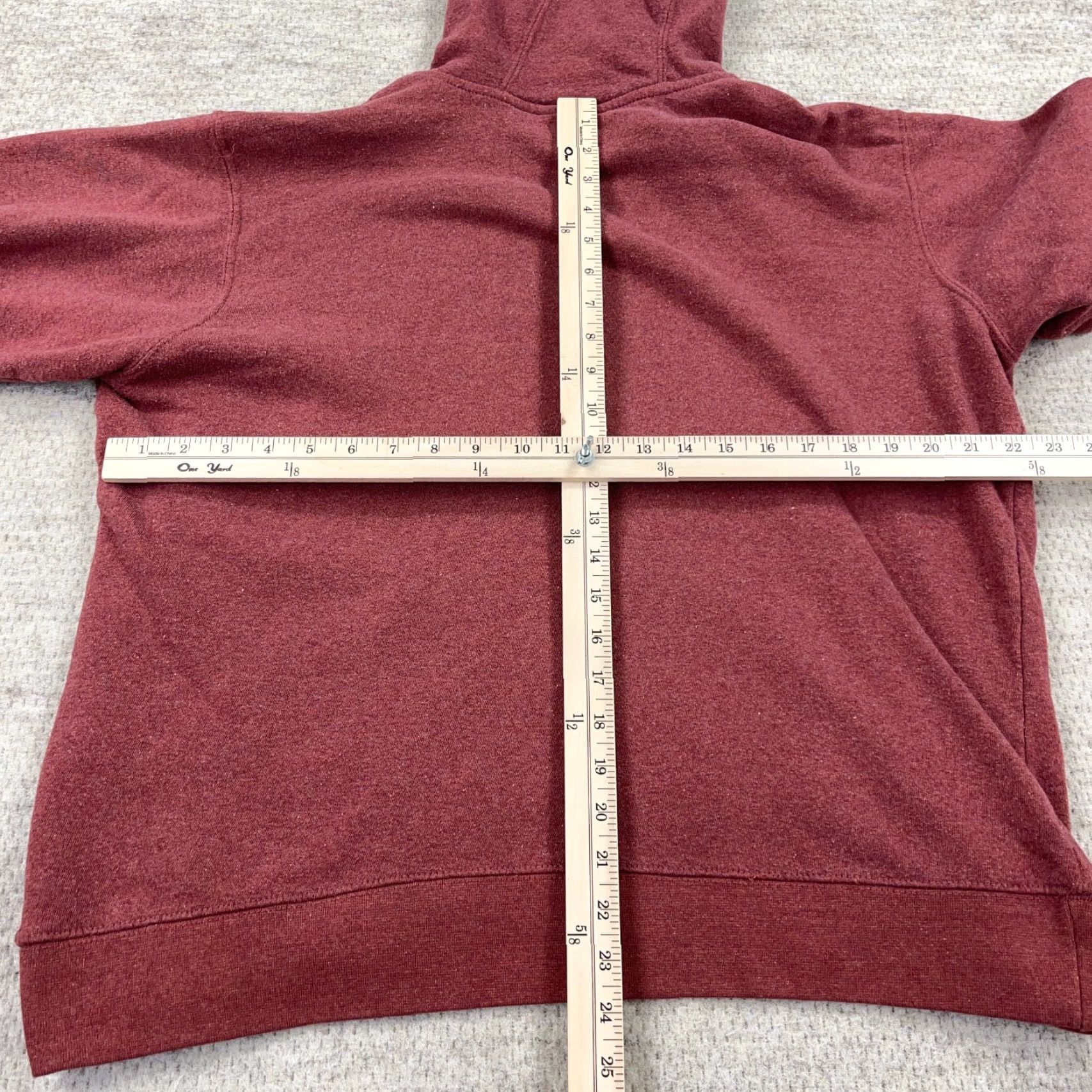 Ariat VINTAGE Ariat Hoodie Shirt Women Large Marron Red USA Flag Embroidered Logo Hooded Sweatshirt, Activewear, 90s-inspired, Women L Size L / US 10 / IT 46 - 6 Thumbnail
