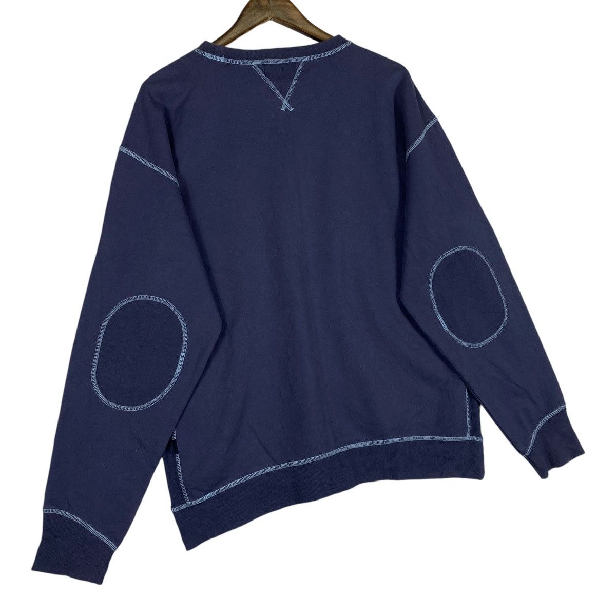 Vintage Vintage Mido’s Crewneck Sweatshirt Navy Blue Pullover Jumper Size US L / EU 52-54 / 3 - 10 Thumbnail