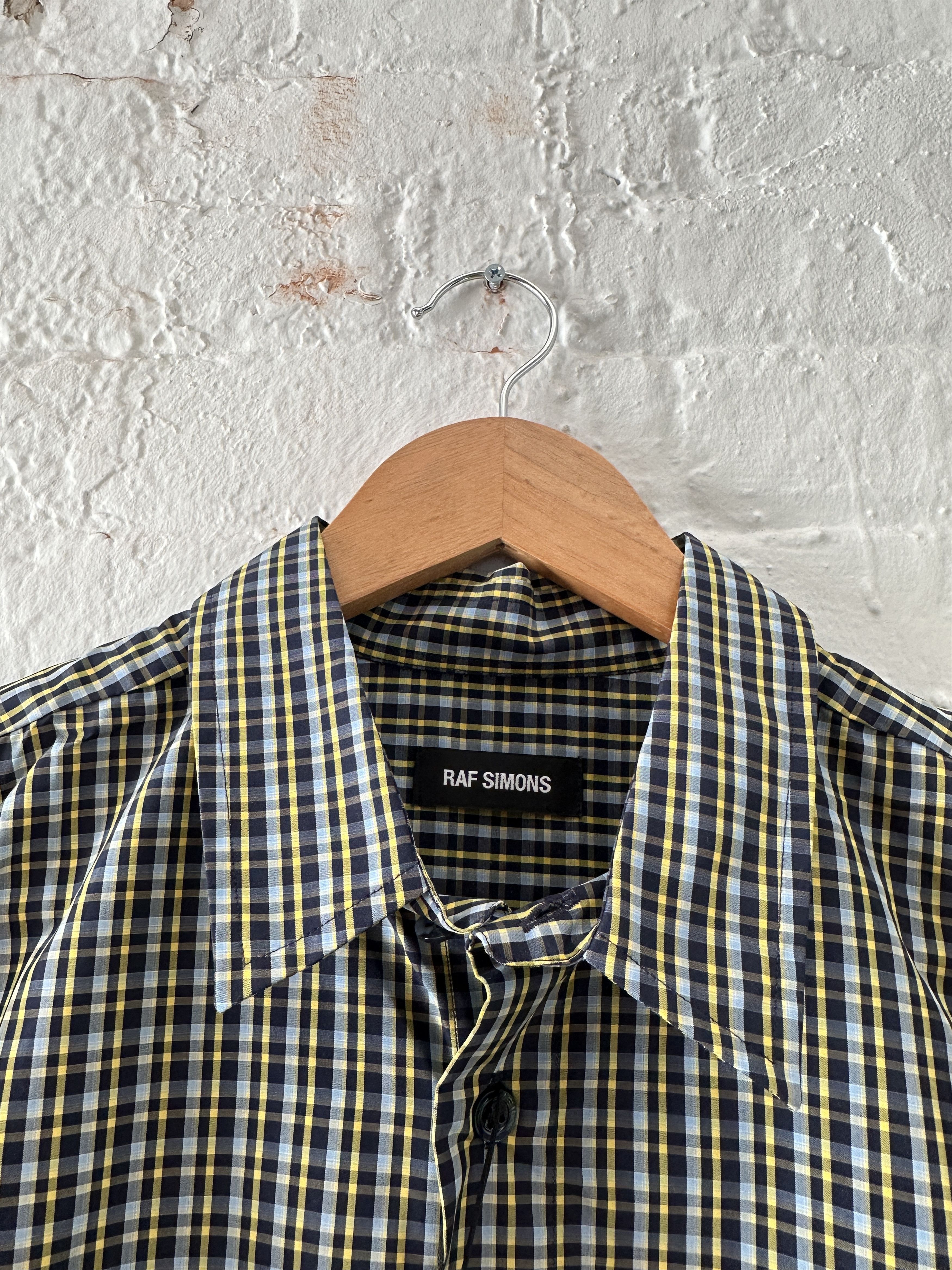 Raf Simons Raf Simons Checkered 'RS Labs' Short Sleeve Button Up Shirt Size US XXL / EU 58 / 5 - 2 Thumbnail