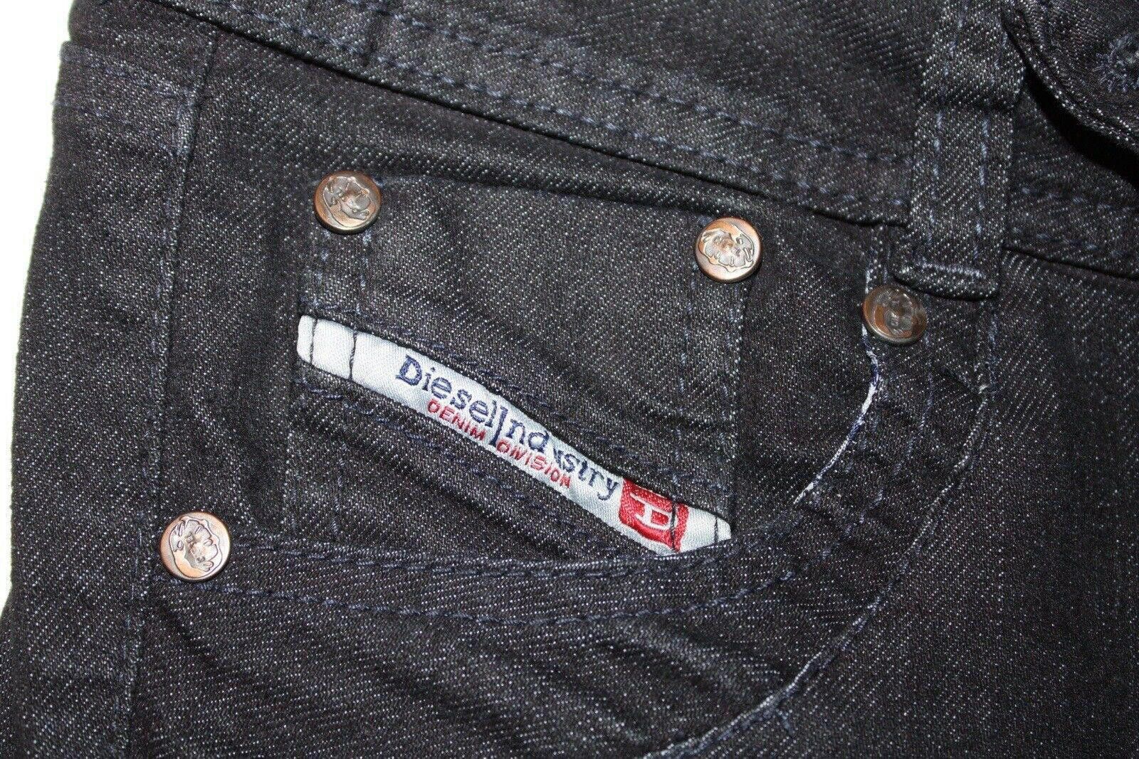 Diesel Diesel Womens Denim Dark Wash Straight Leg Jeans Size 10 Size 32" / US 10 / IT 46 - 6 Thumbnail