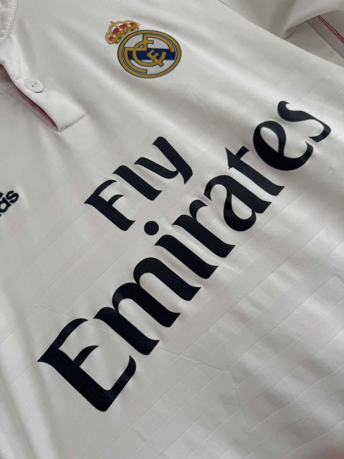 Adidas Real Madrid 2014-2015 Home Soccer Jersey Football Kit Size US S / EU 44-46 / 1 - 8 Thumbnail