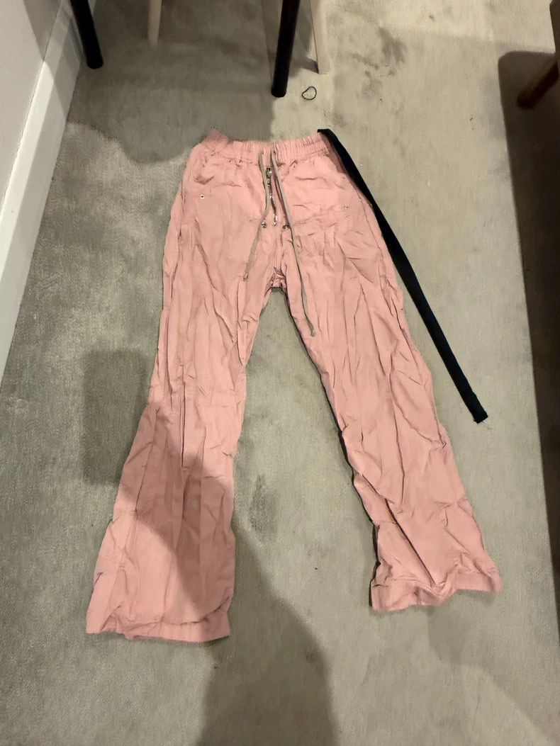 Rick Owens RICK OWENS size xs Pink geth Bela zip button pants Size US 28 / EU 44 - 2 Thumbnail