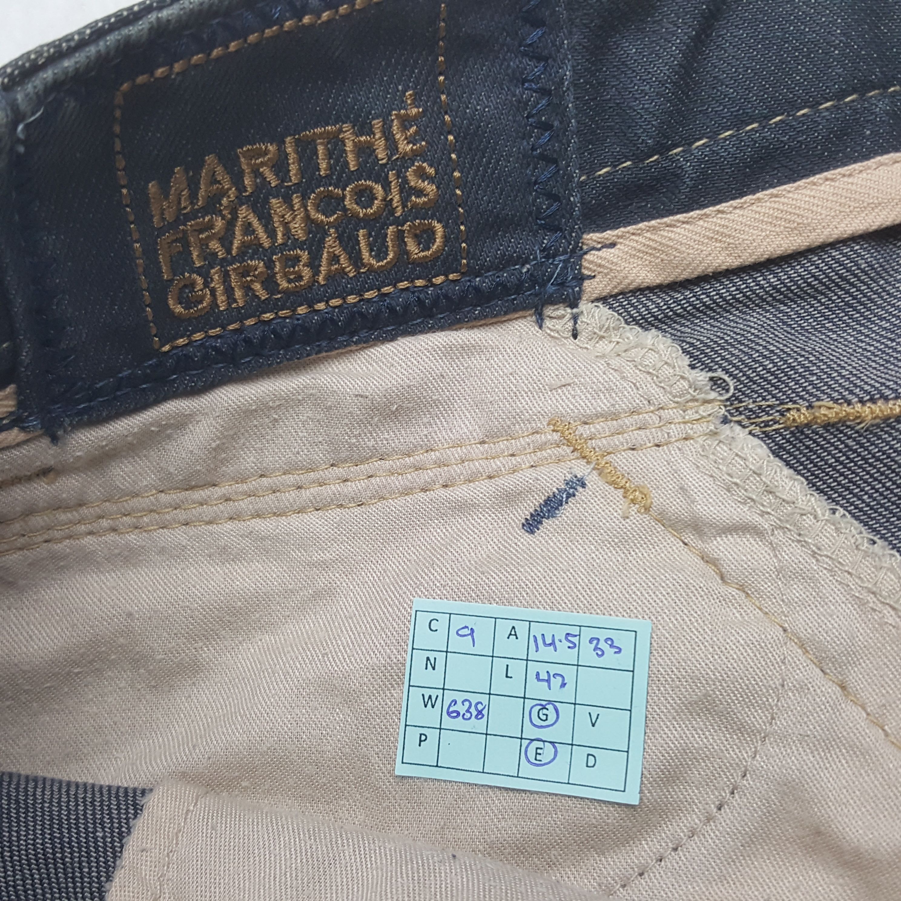Marithe + Francois Girbaud Vintage Marith Francois Girbaud Denim Jeans Size 29" - 13 Thumbnail