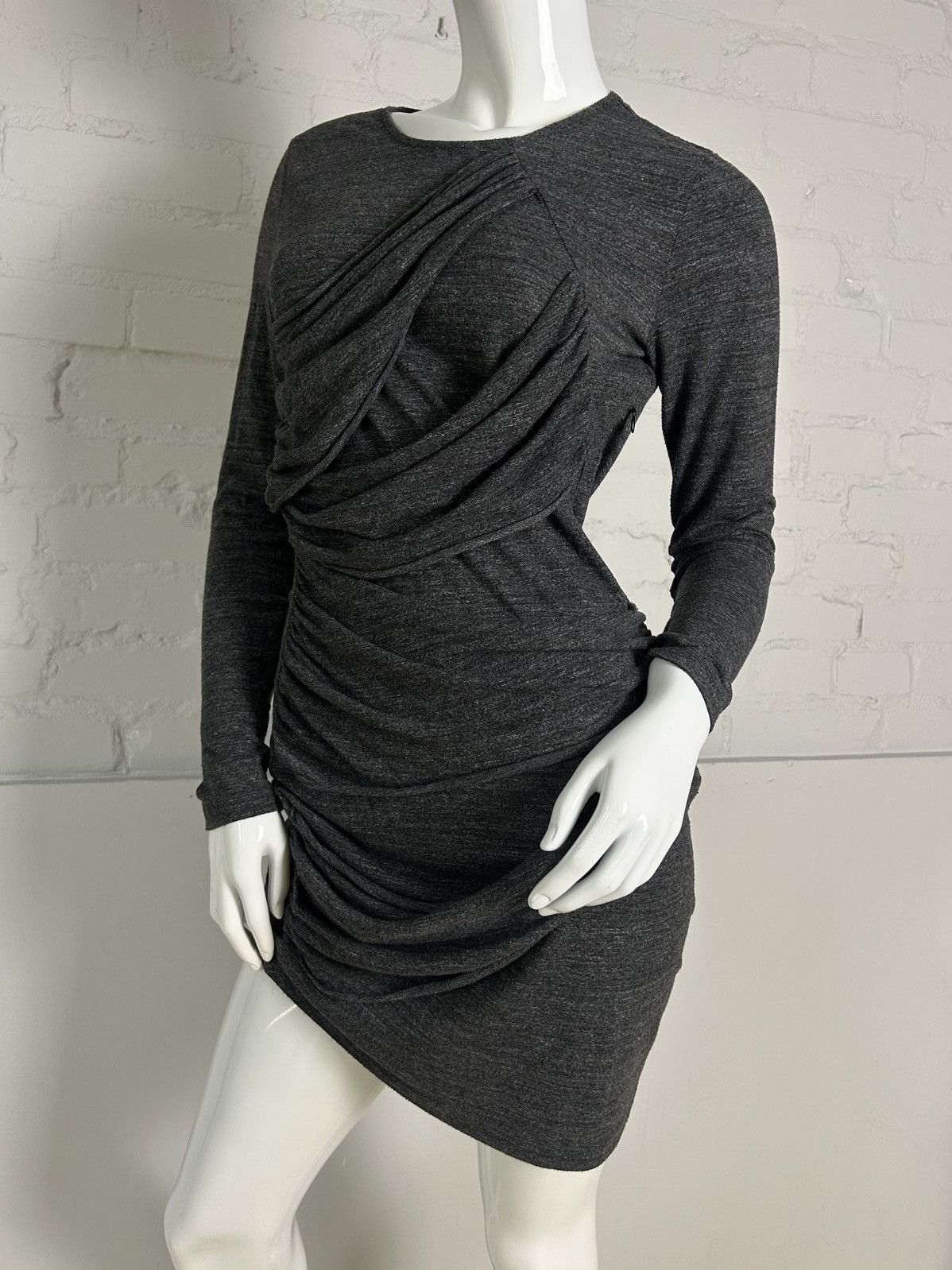 Other Insane draped grey mini dress Size M / US 6-8 / IT 42-44 - 5 Thumbnail